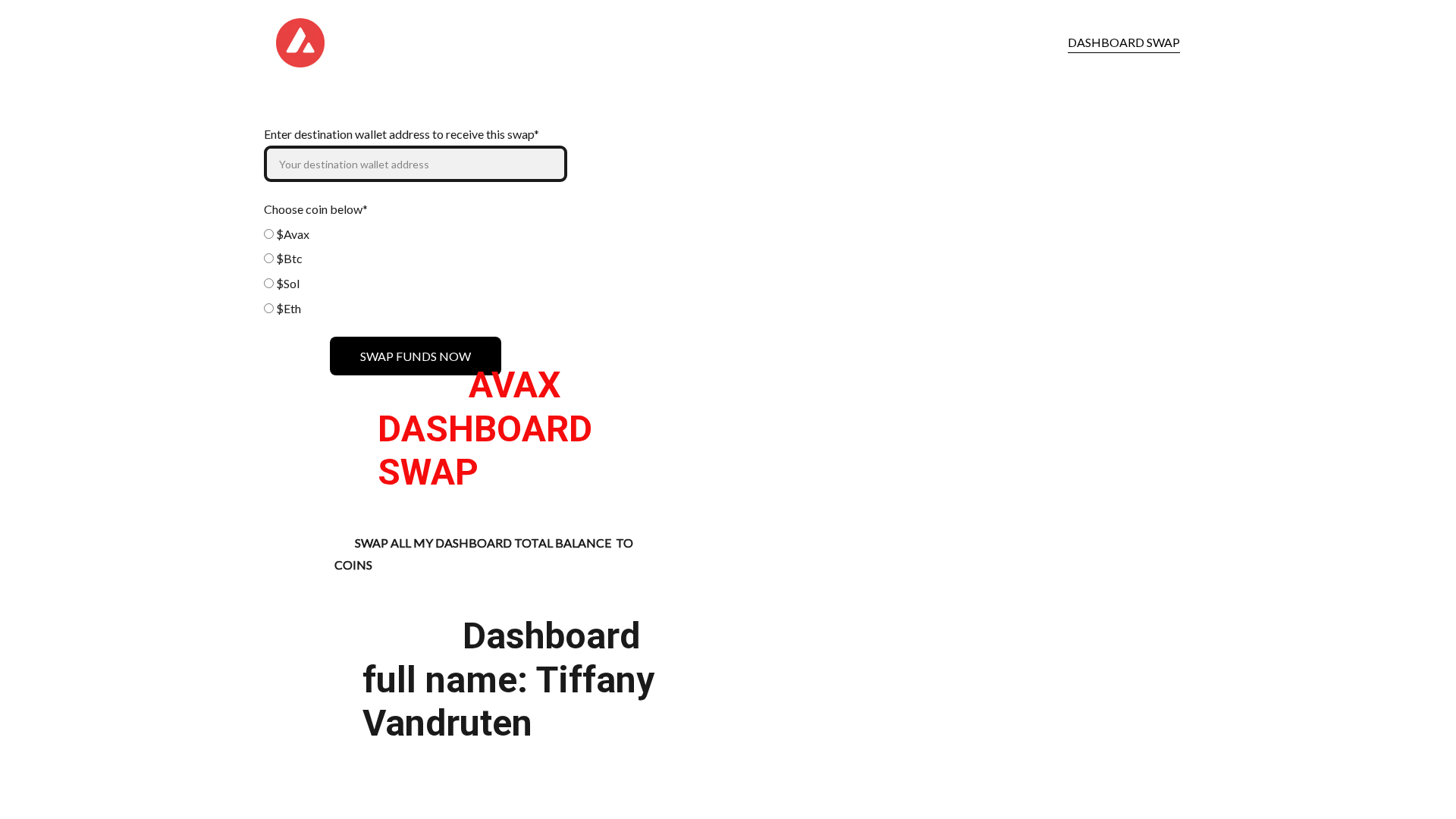 Screenshot of swapmydashboard.site