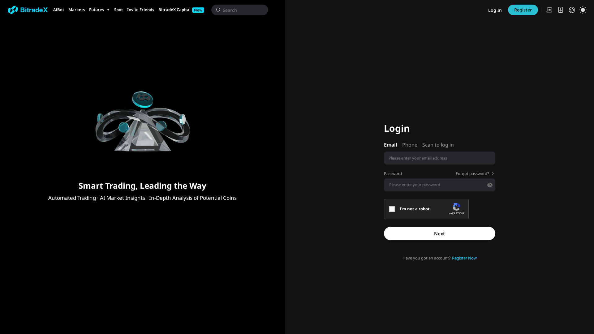 Screenshot of bltradexai.com