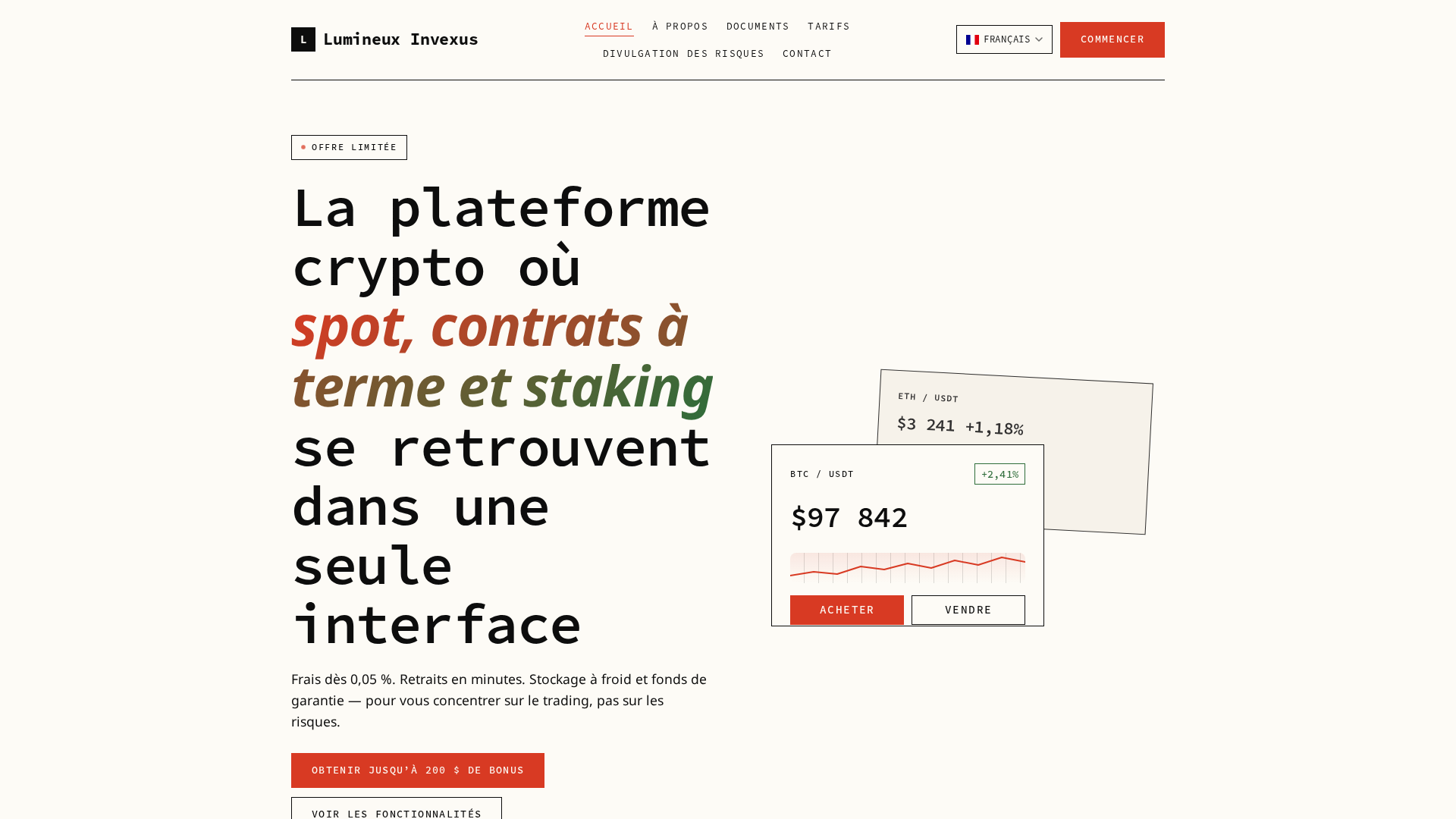 Screenshot of lumineux-invexus-official.com