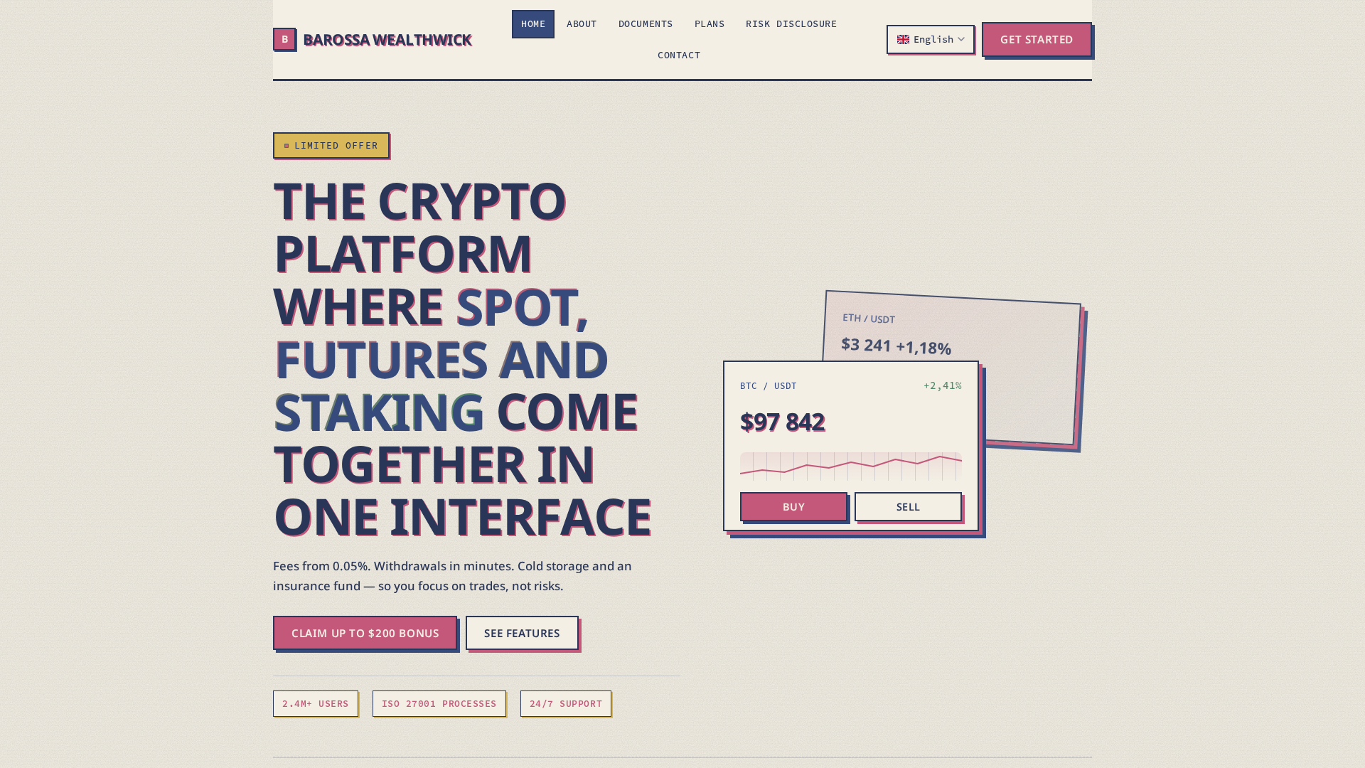 Screenshot of barossawealthwick.net