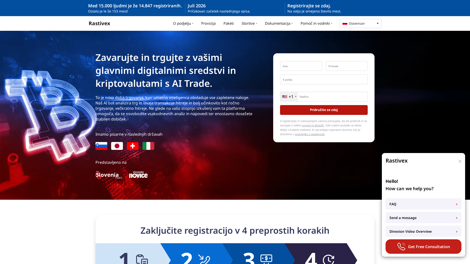 Screenshot of rastivex.com