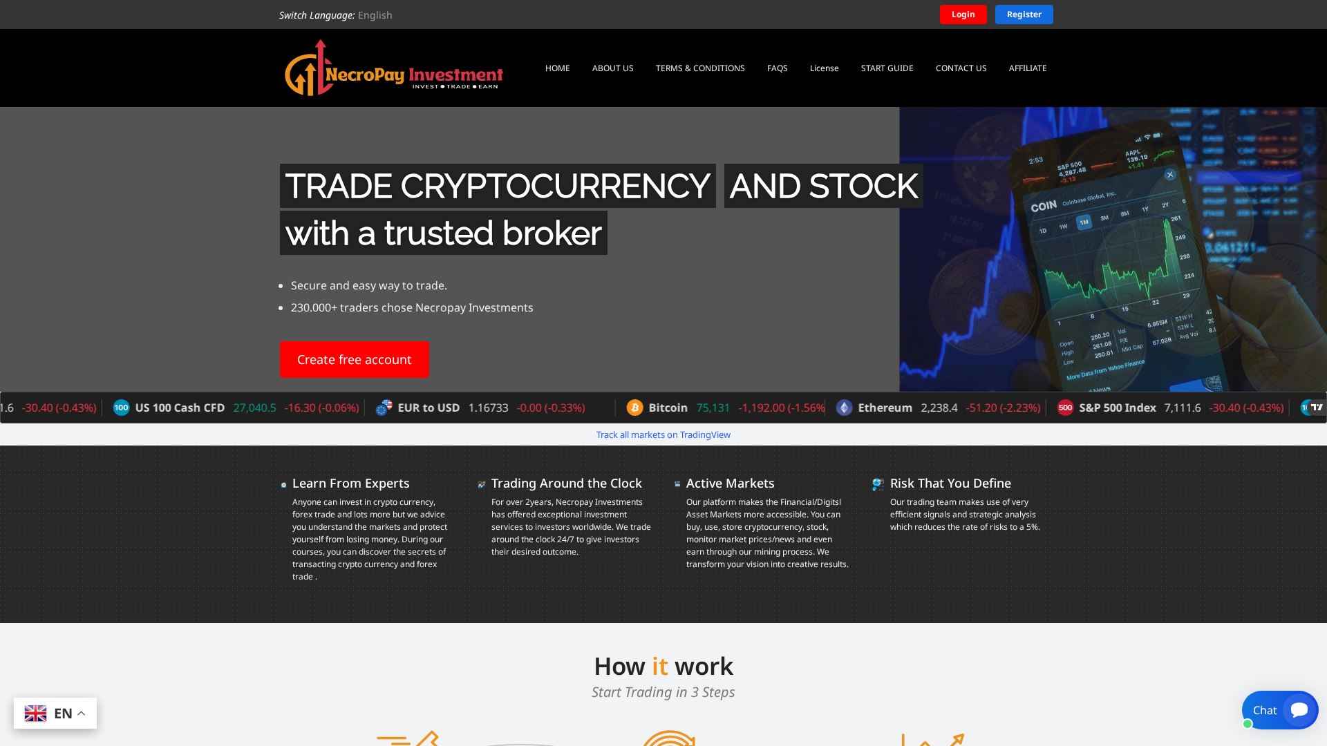 Screenshot of necropinvest.top