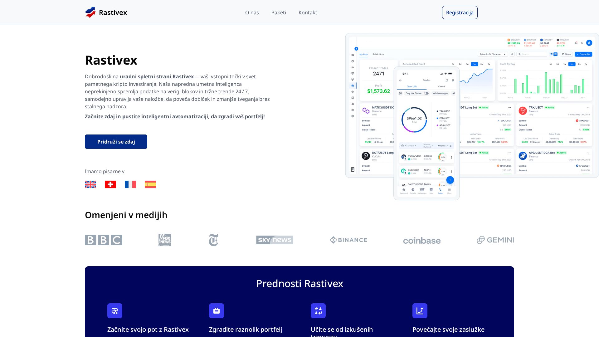 Screenshot of rastivex.org