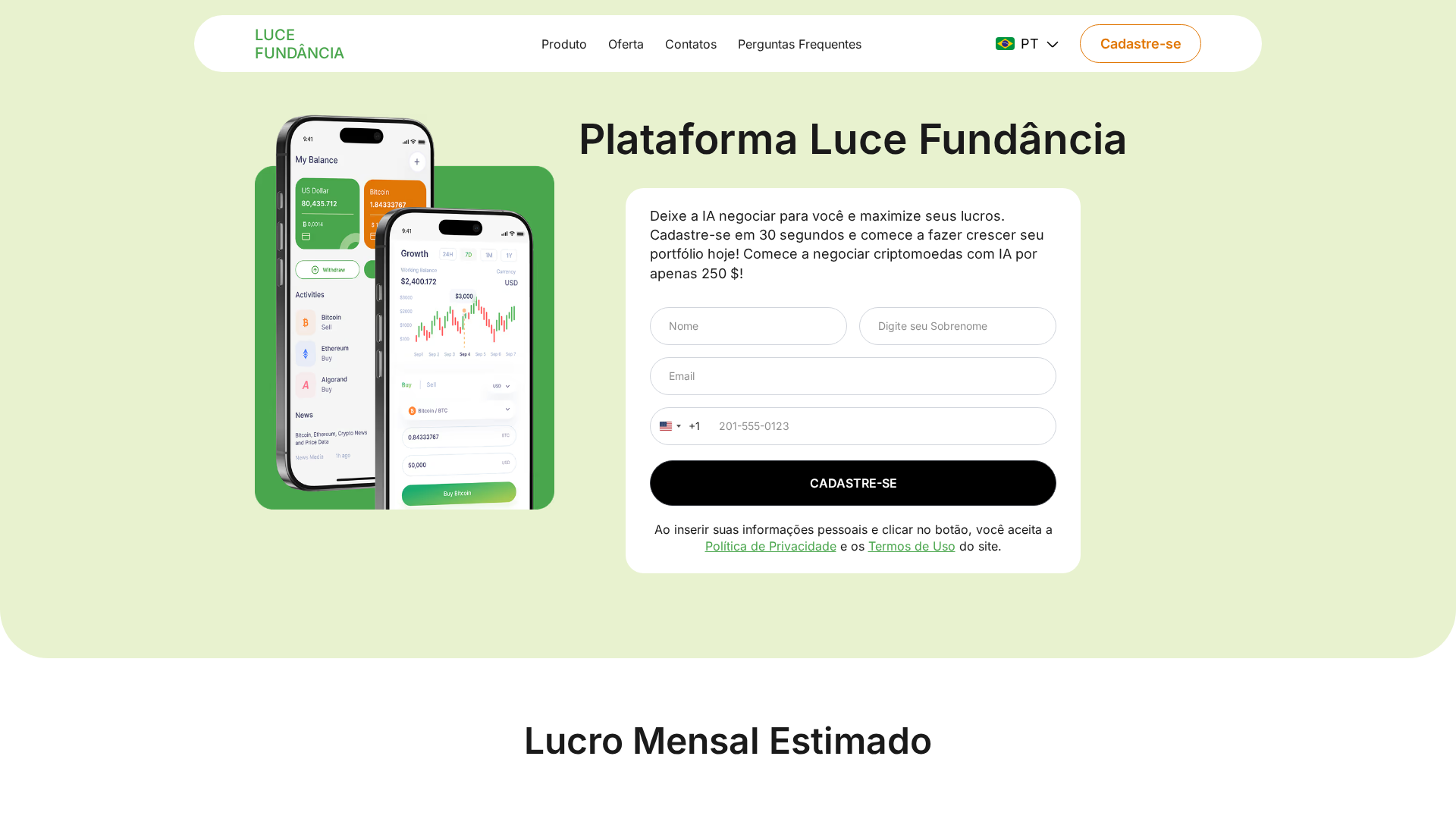 Screenshot of luce-fundancia.com
