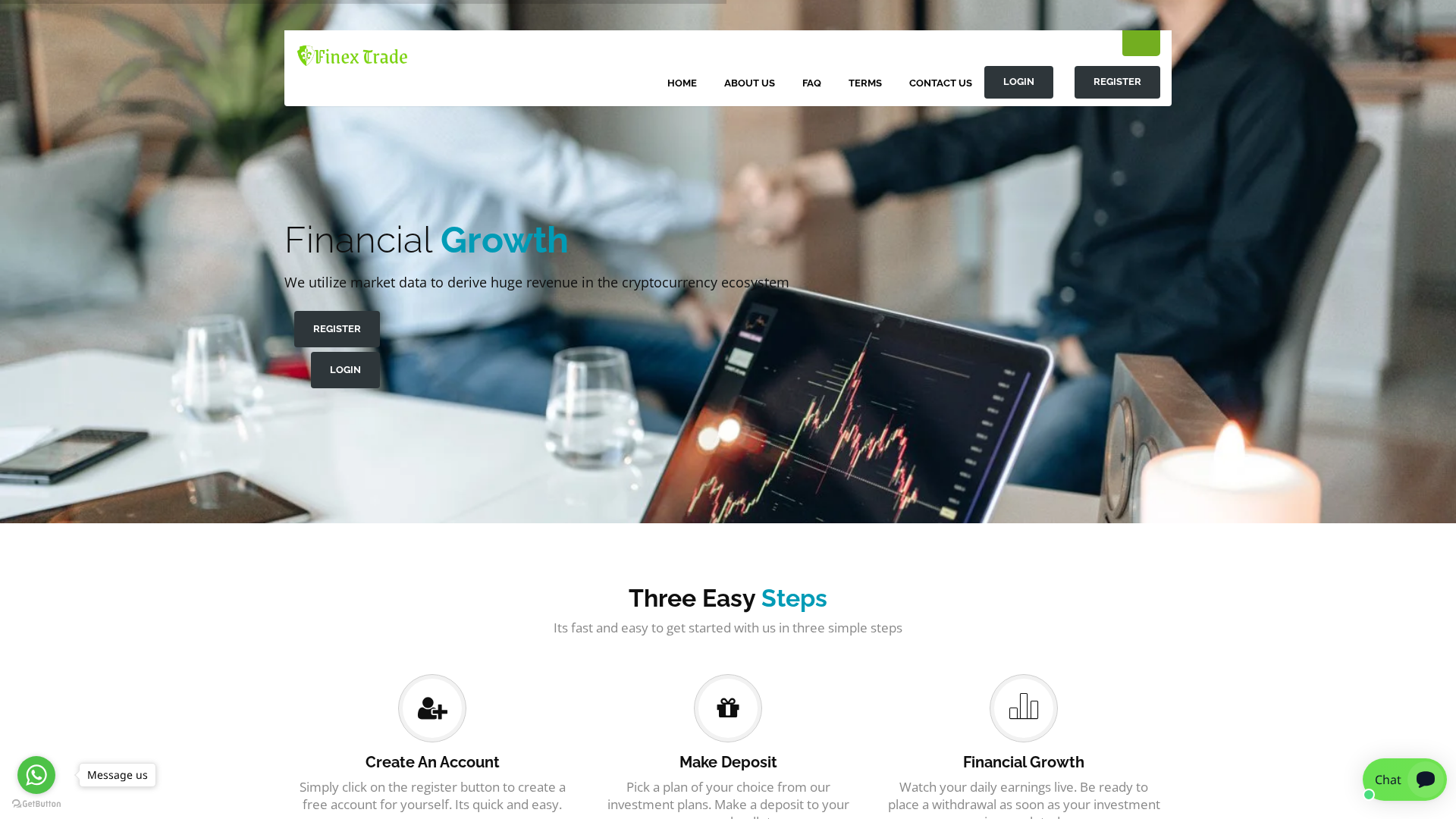 Screenshot of finex-trade.ltd