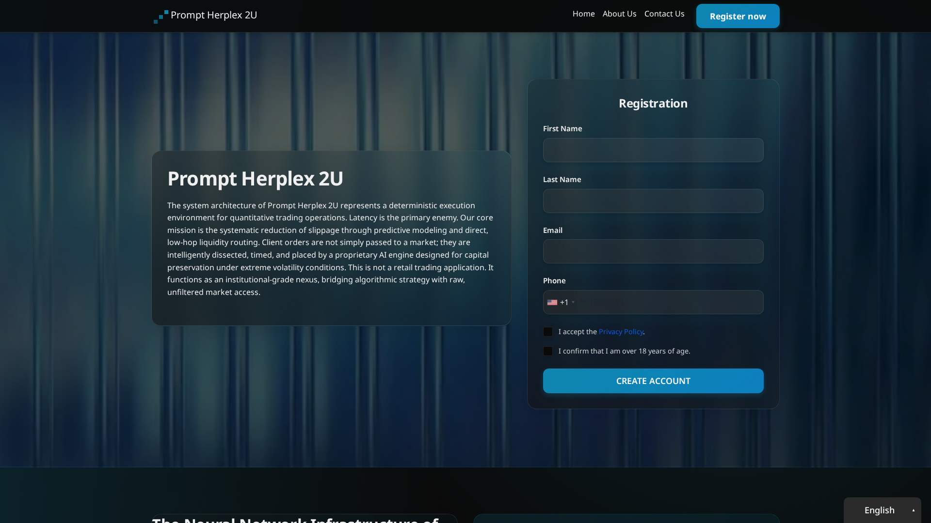 Screenshot of promptherplex2u.online