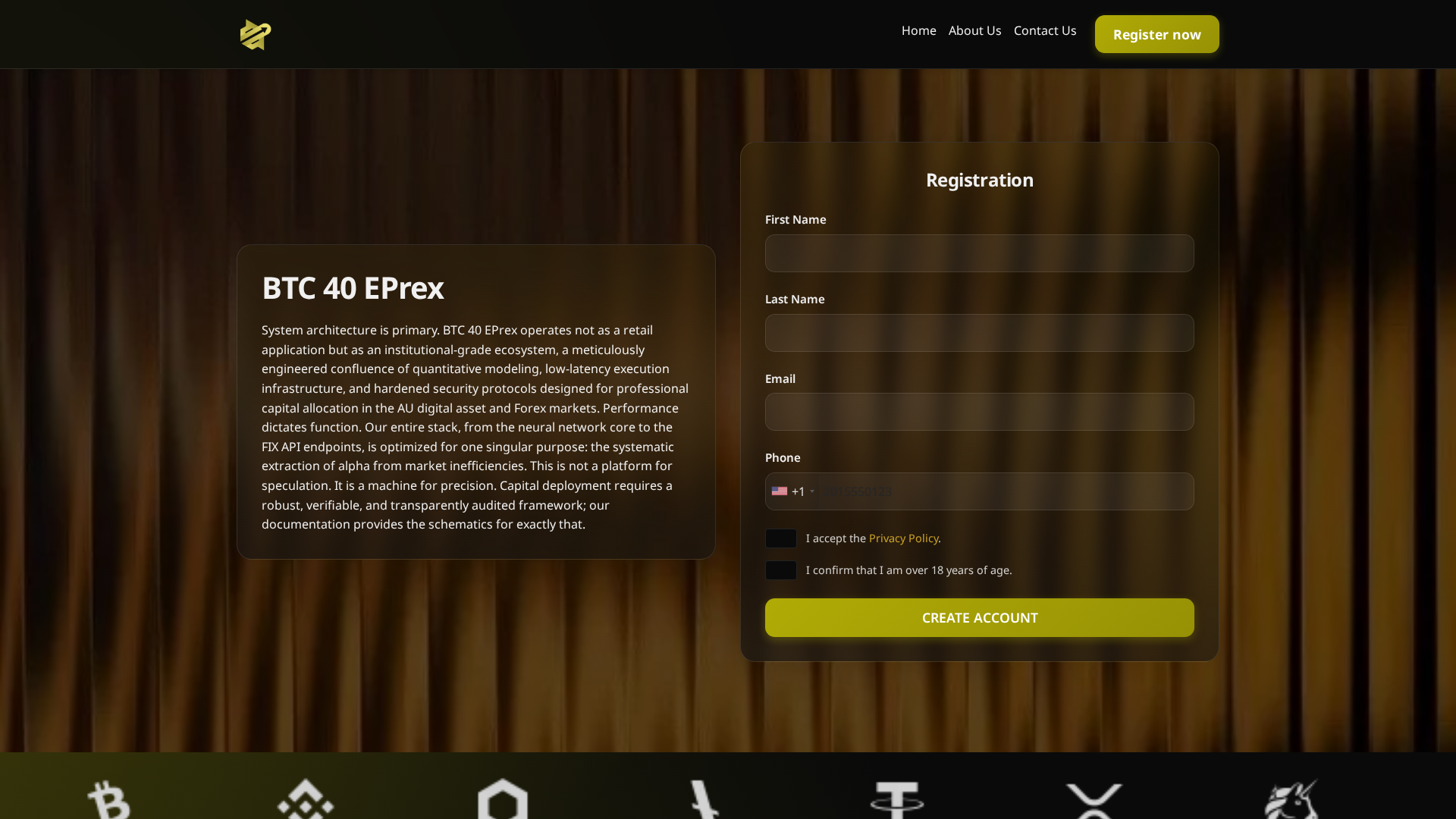 Screenshot of btc40eprex.online