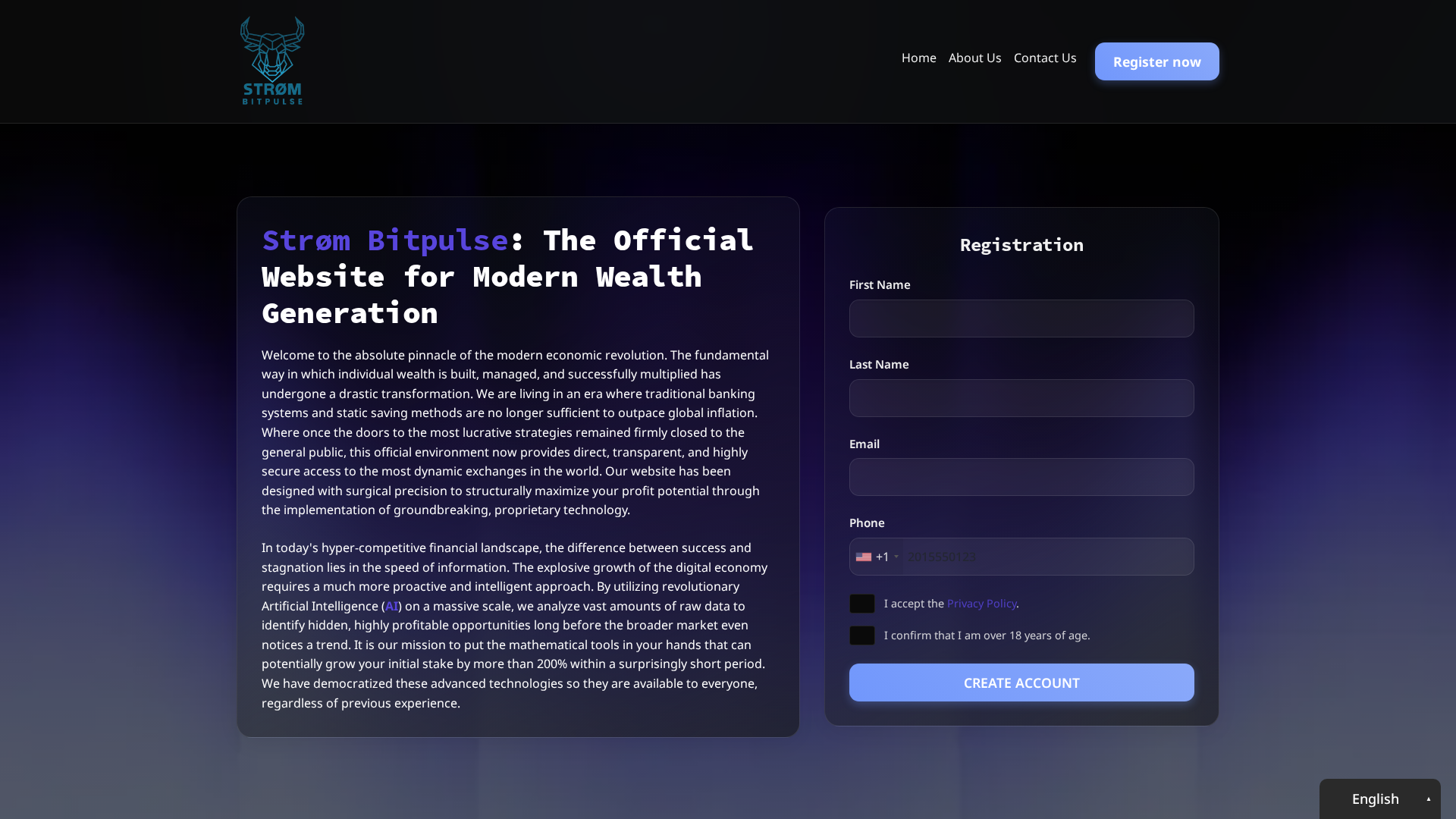 Screenshot of strom-bitpulse.org