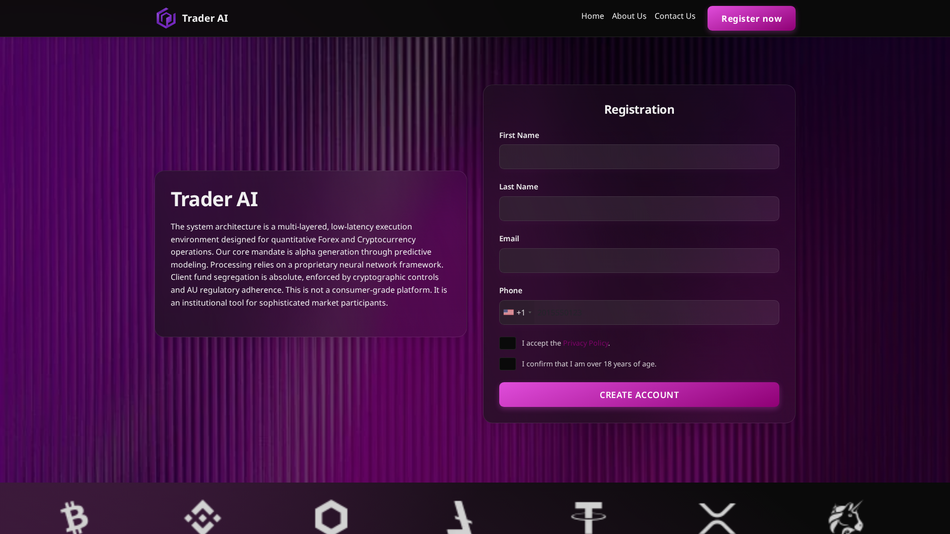 Screenshot of traderai-cloud.site