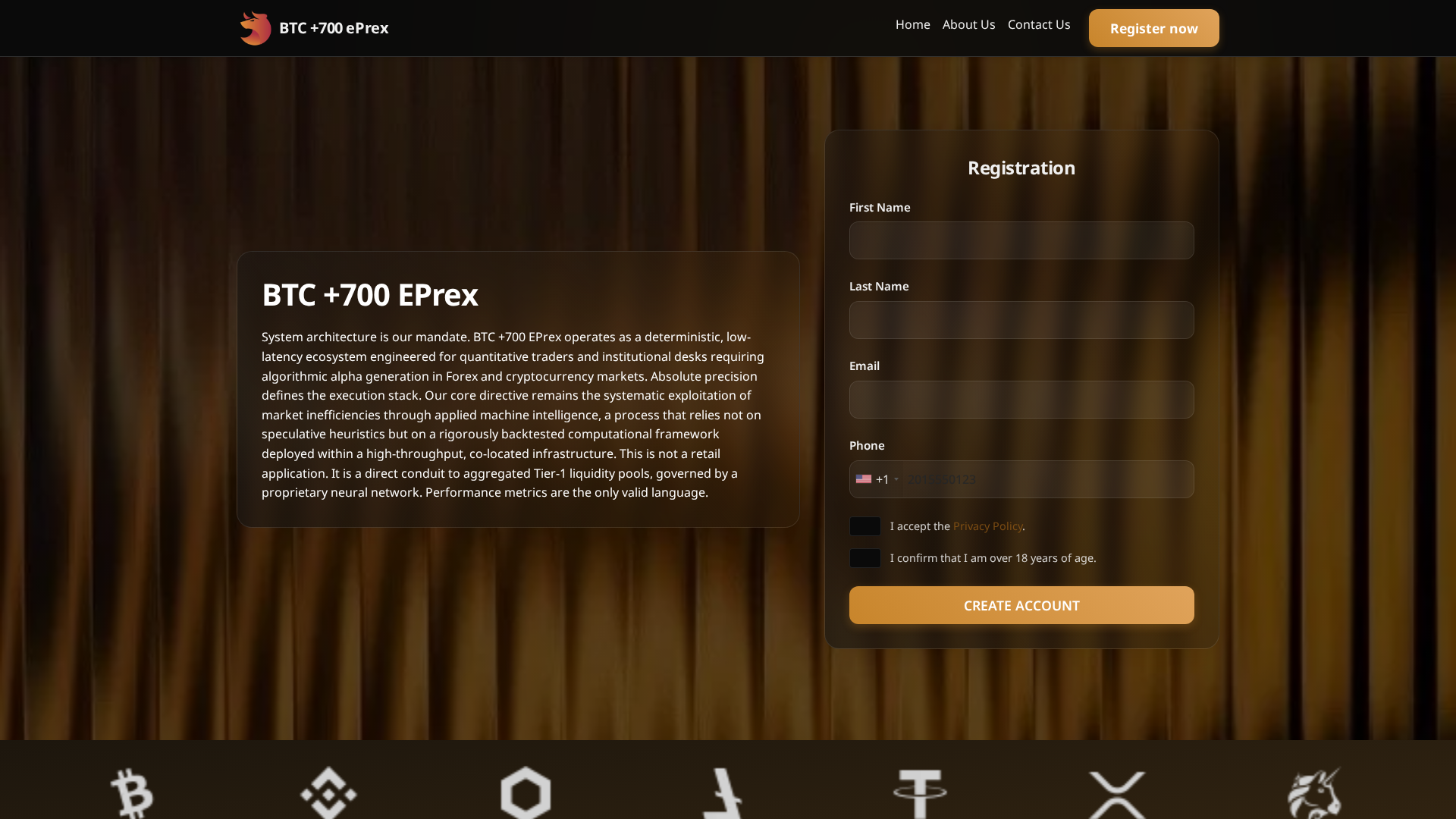 Screenshot of btc700eprex.pro