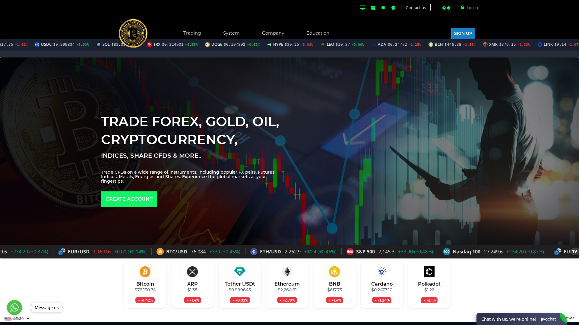 Screenshot of mavinlivetradingcapital.info