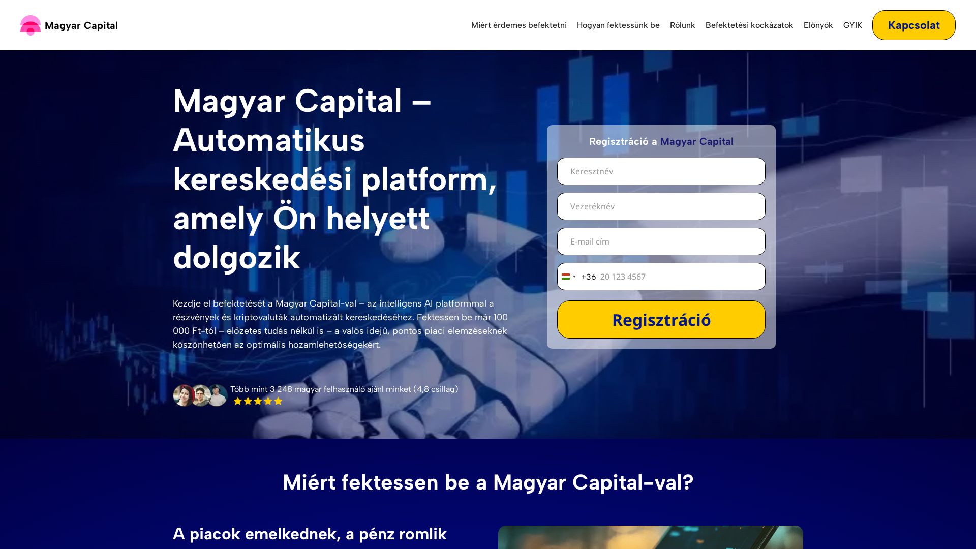 Screenshot of magyar-capital.com