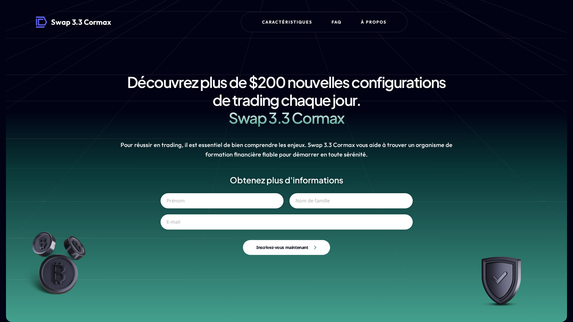 Screenshot of swapcormax33.com