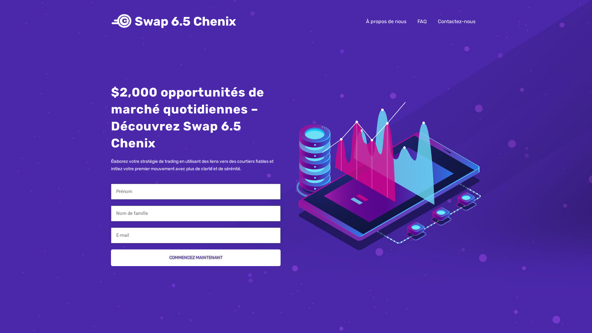 Screenshot of swapchenix65.com
