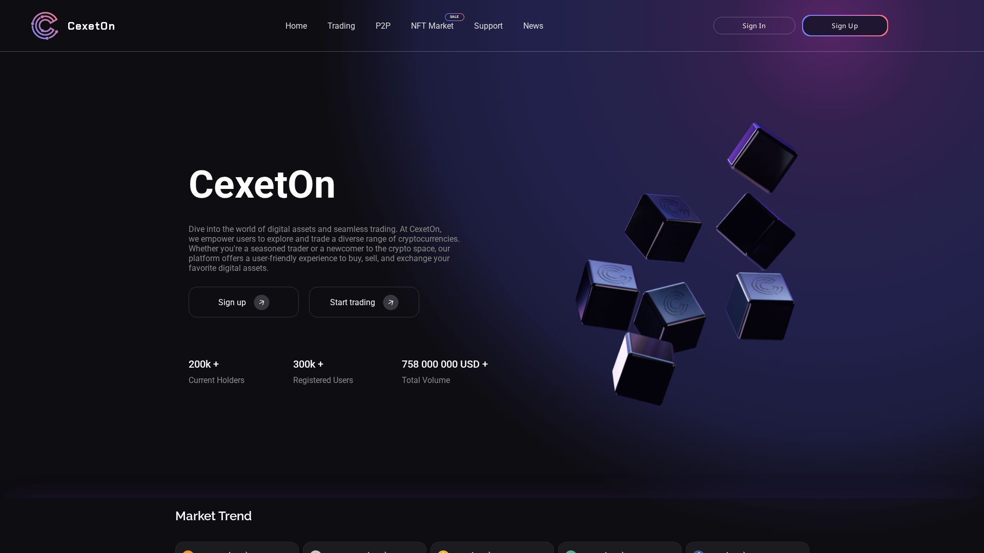 Screenshot of cexeton.com