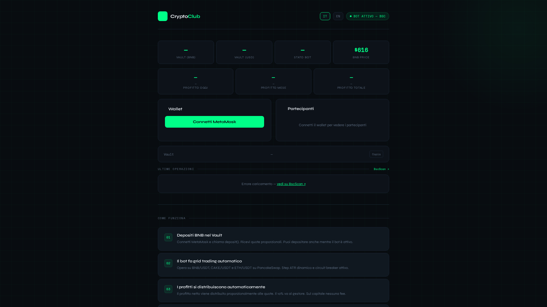 Screenshot of cryptoclub.es