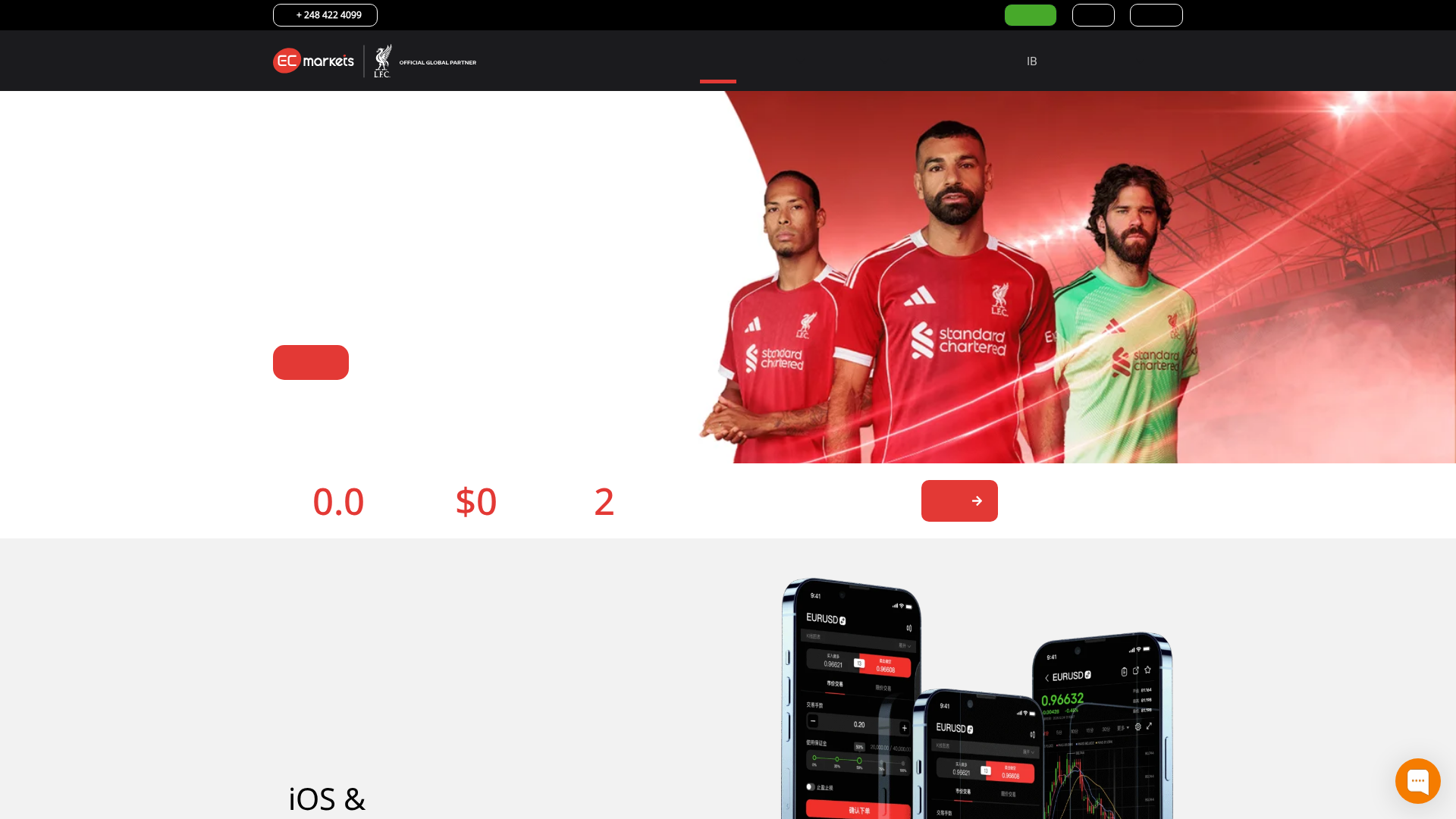 Screenshot of ecmarkets-app.com