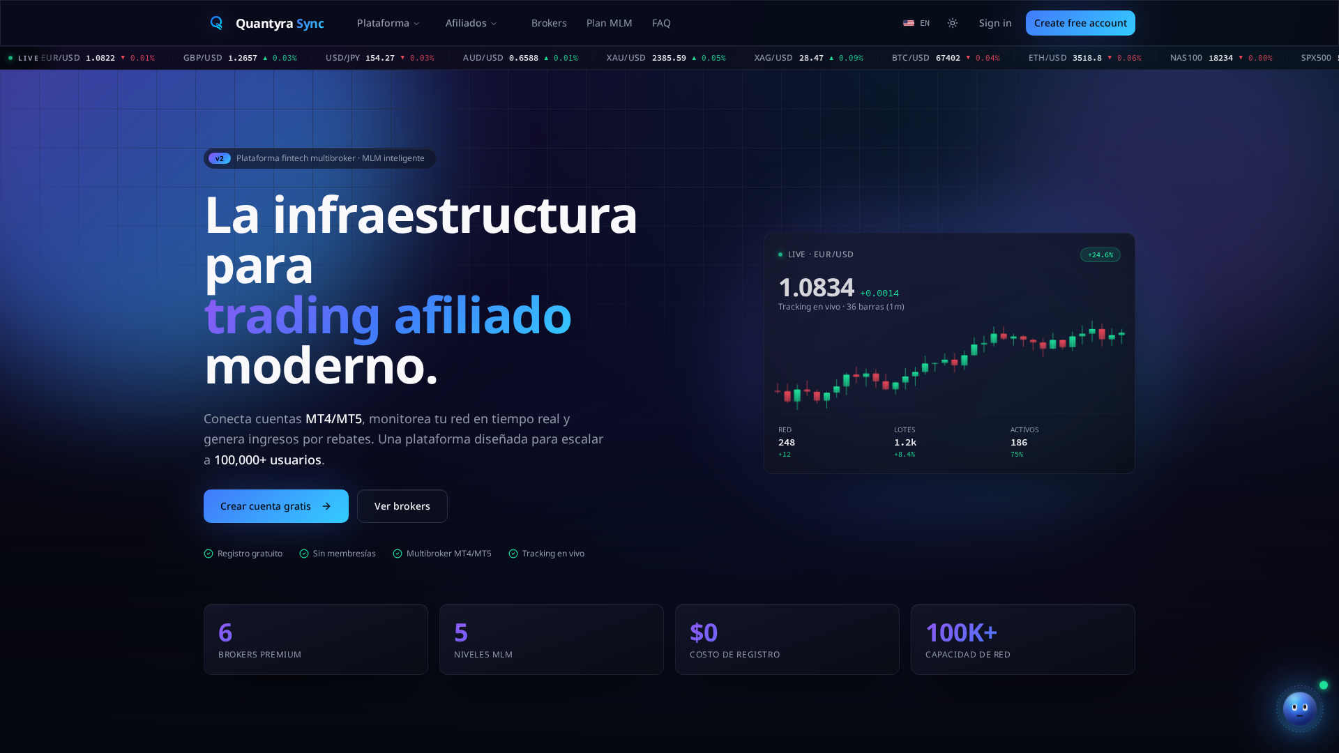 Screenshot of quantyrasync.online