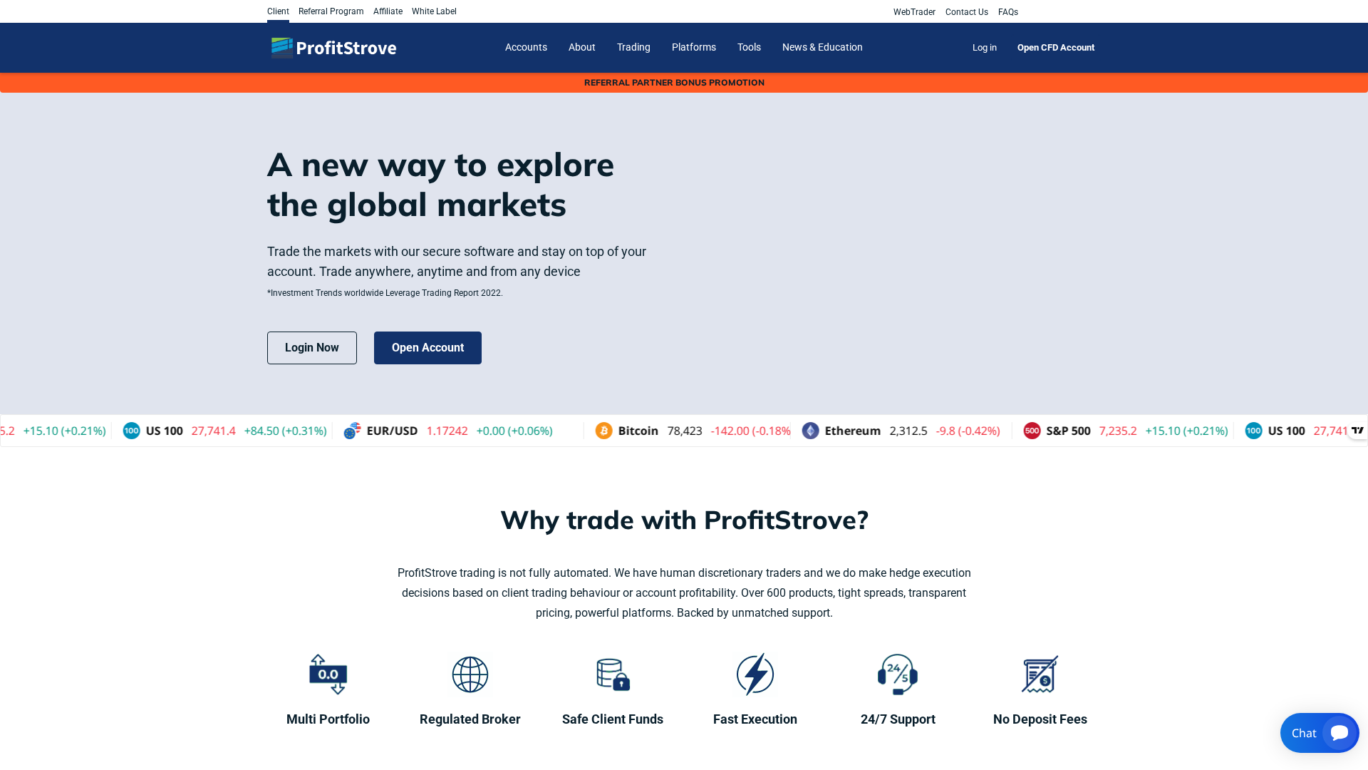 Screenshot of profitstrove.top