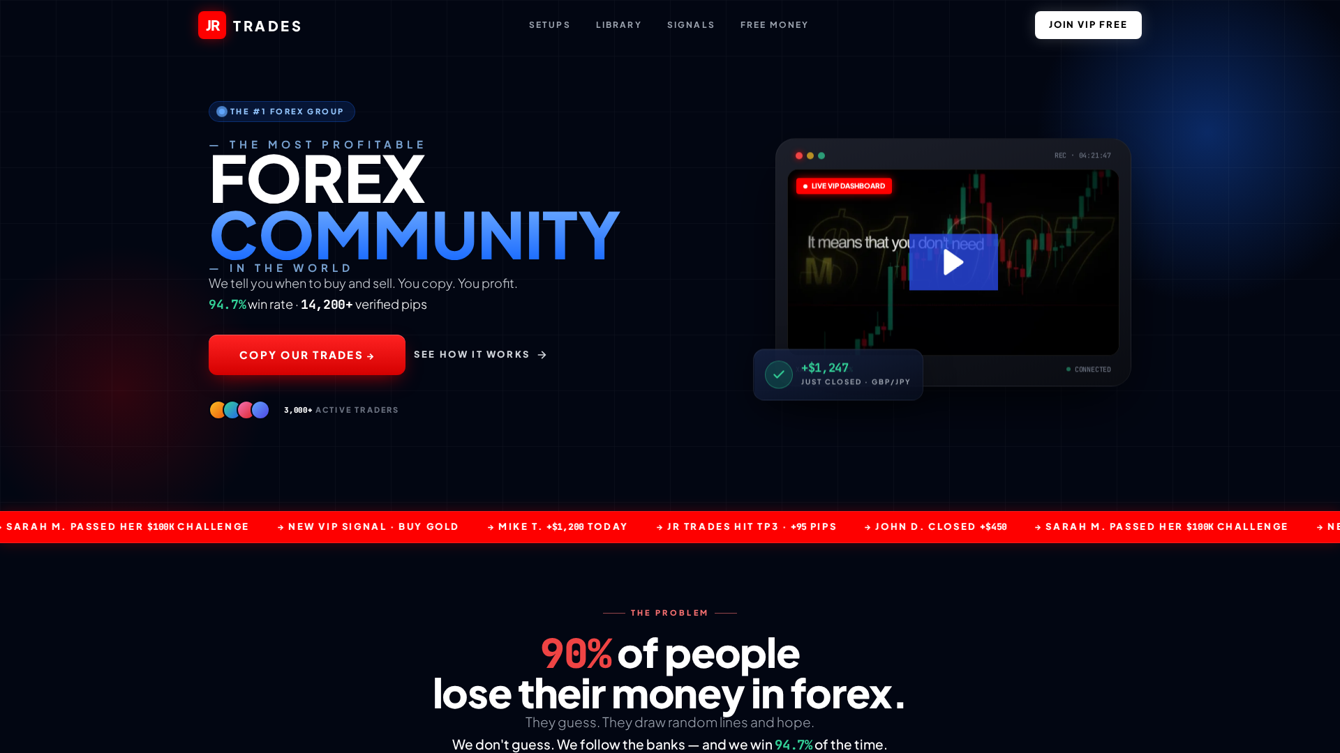 Screenshot of jrtradesfx.com