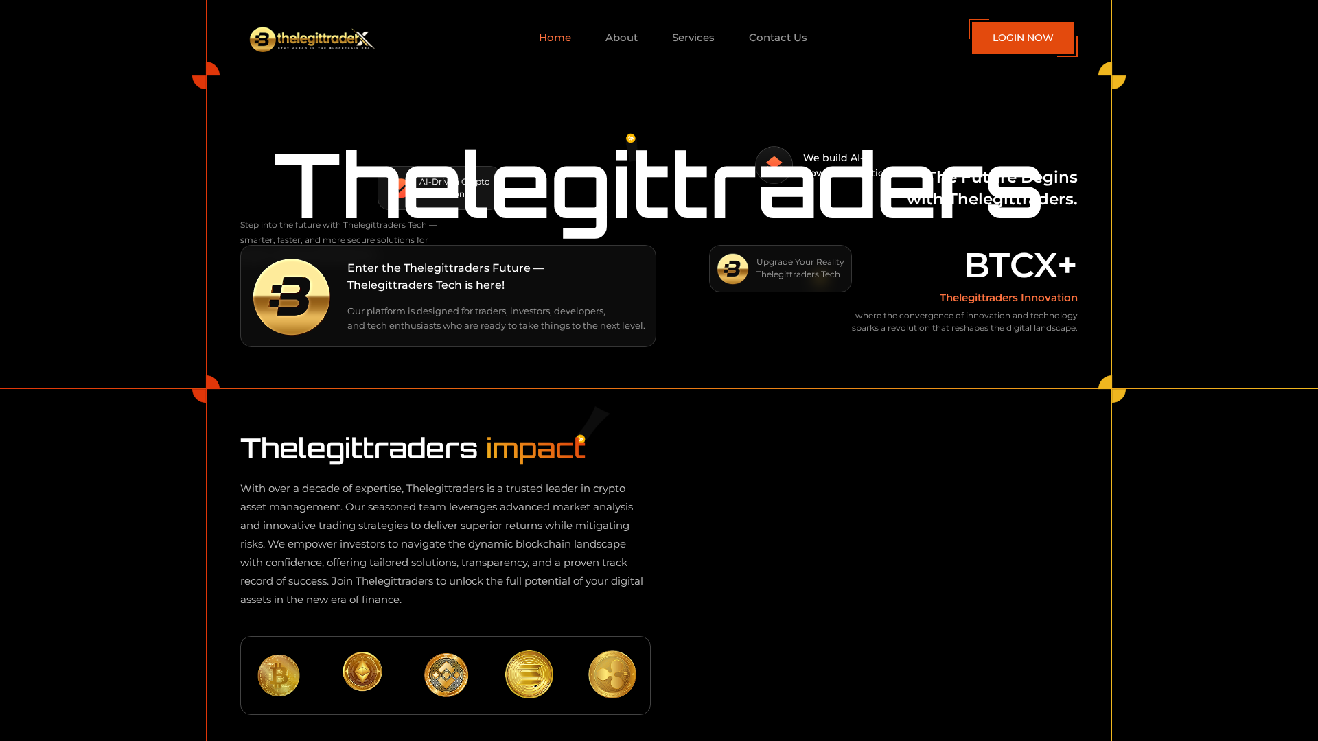 Screenshot of thelegittraders.com