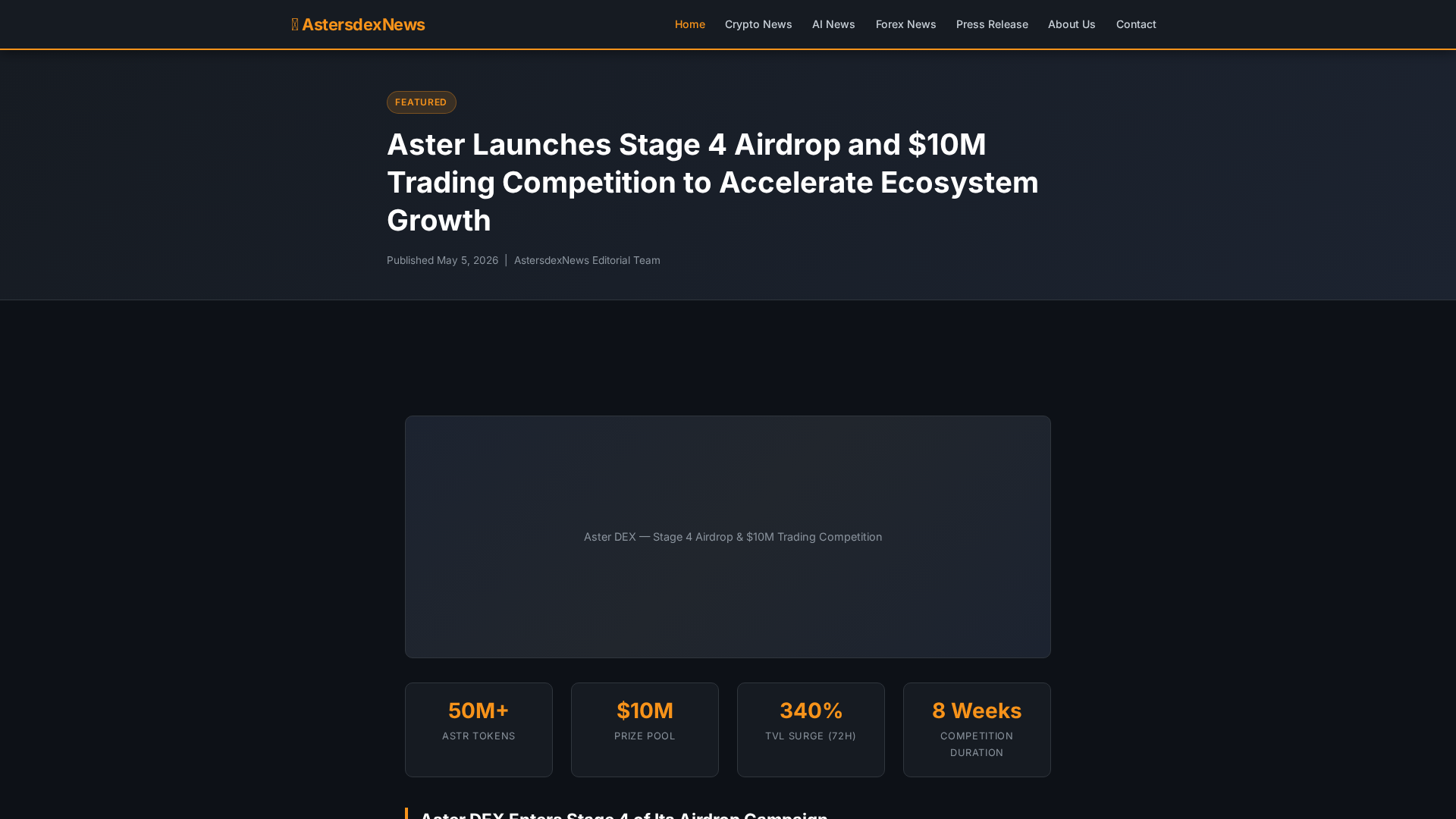 Screenshot of astersdex.bond