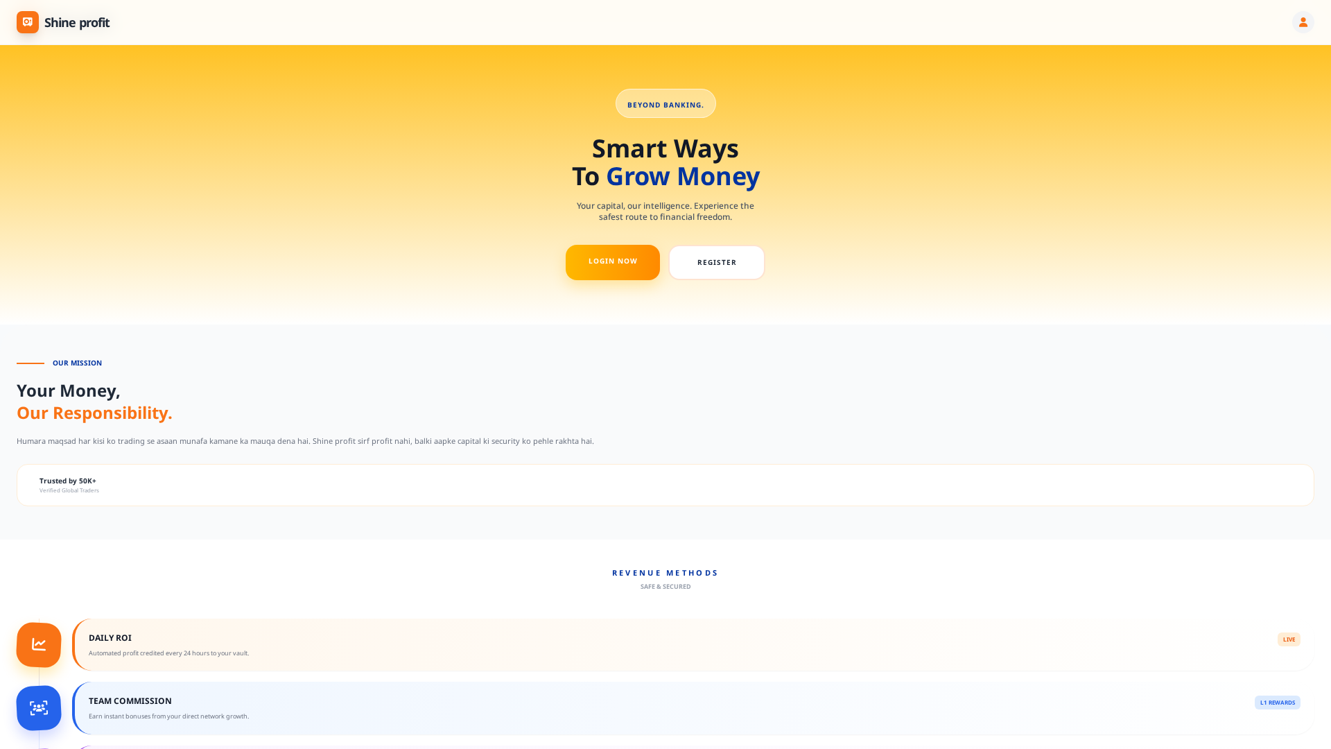 Screenshot of shineprofit.site