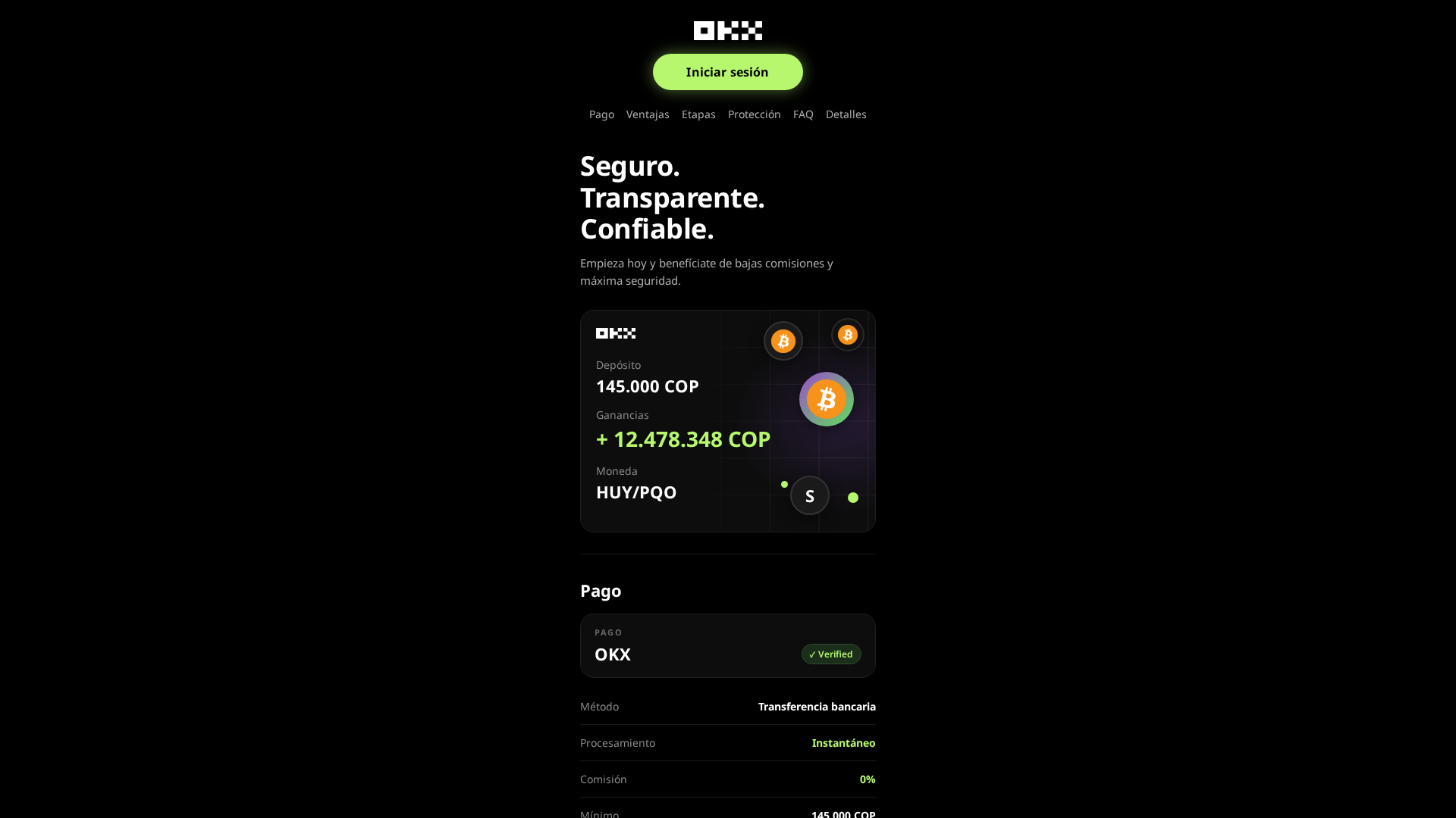 Screenshot of colombiatrade.pro