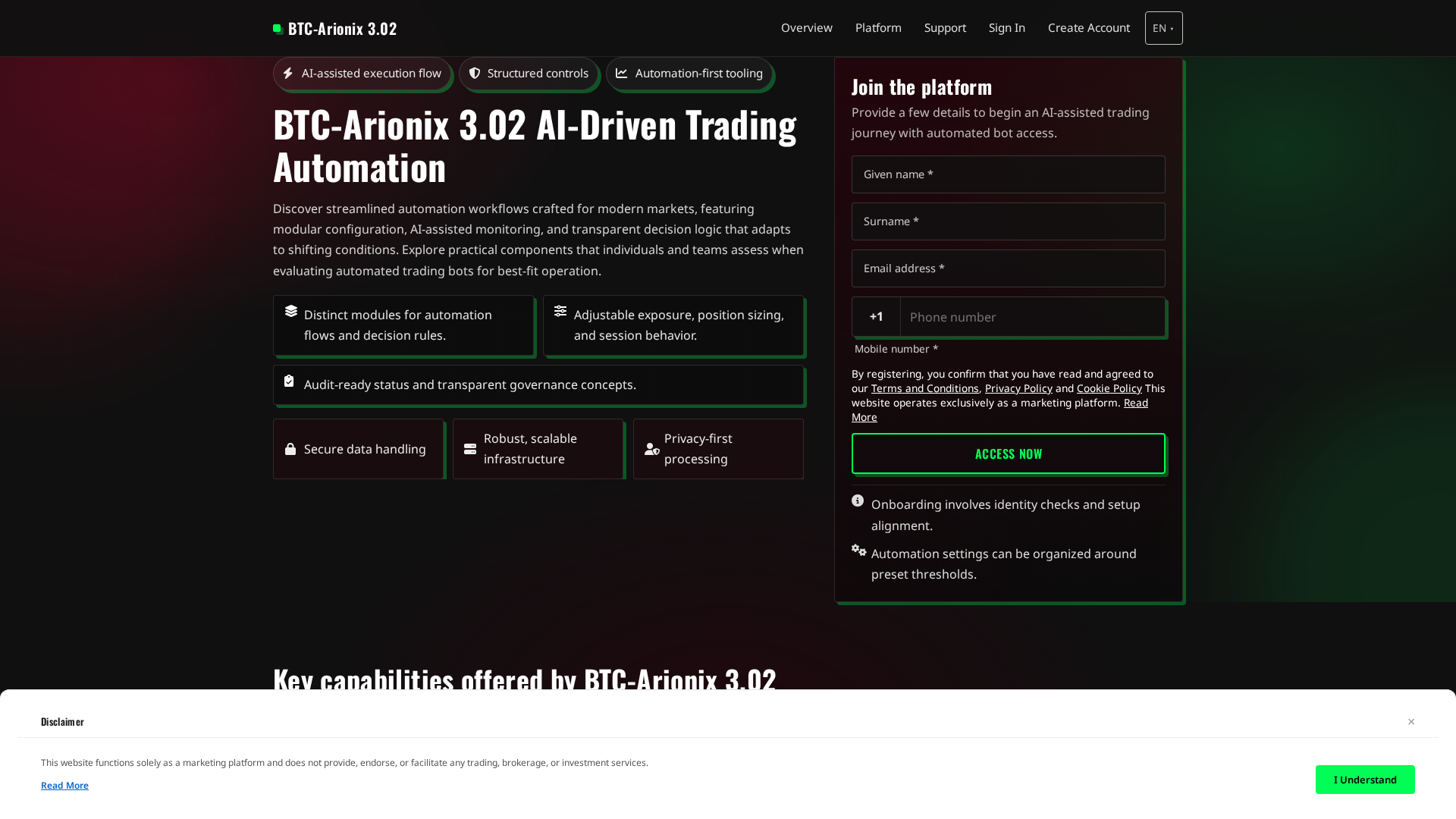 Screenshot of btc-arionix.click