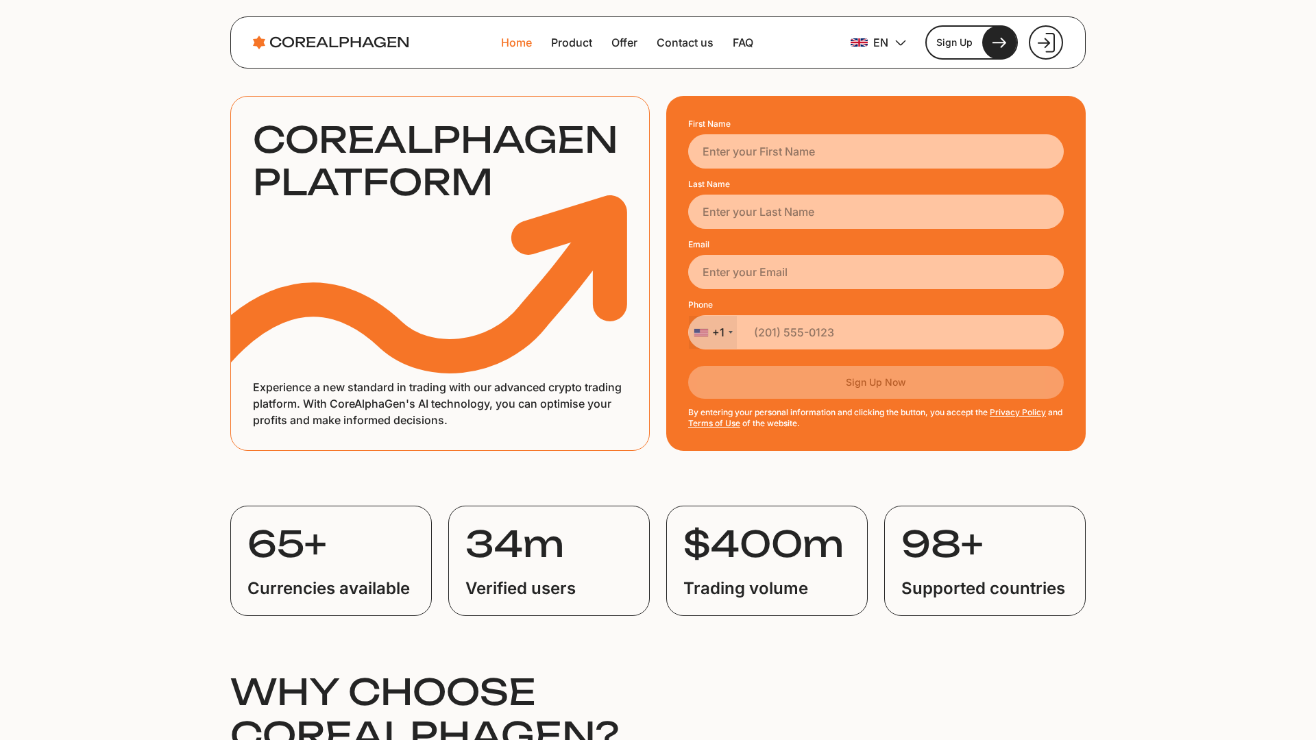 Screenshot of corealphagen.sbs