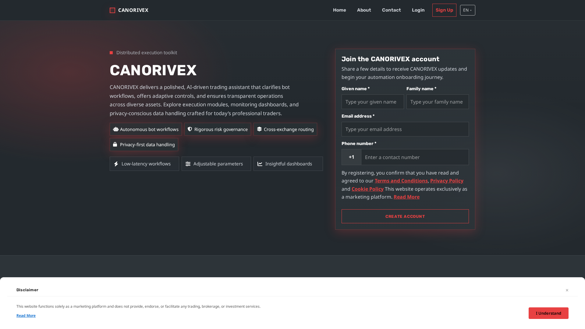 Screenshot of canorivex.click
