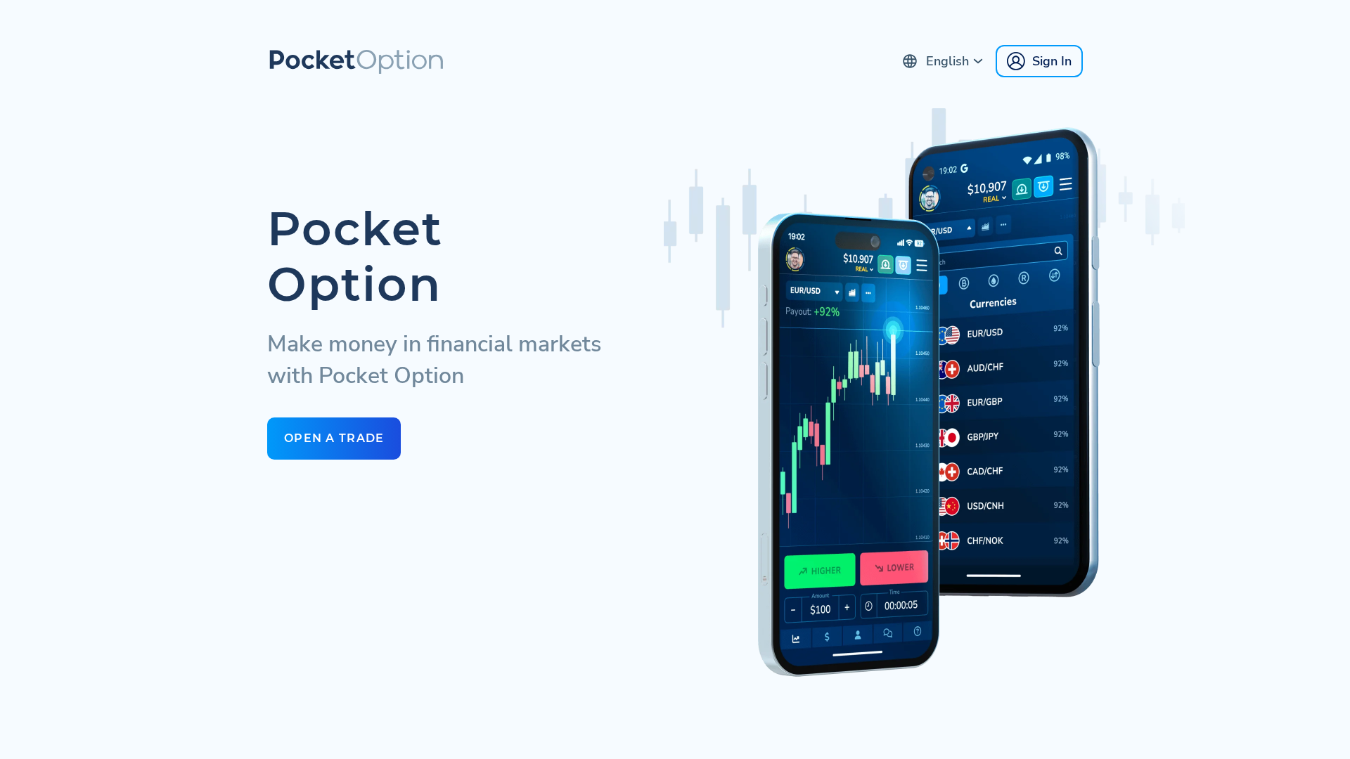 Screenshot of pocketoptiontrade.org