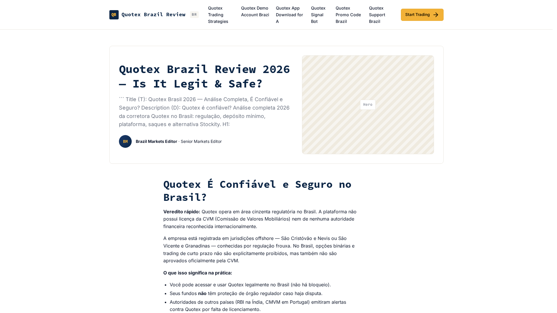 Screenshot of quotexbrokerbr.com