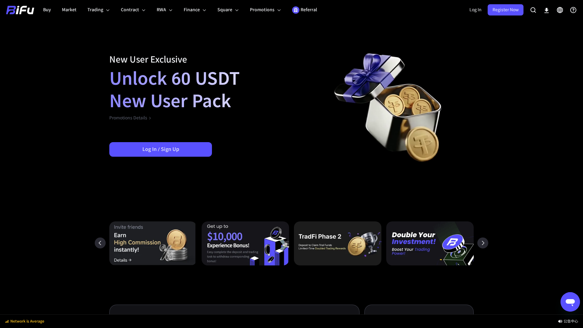 Screenshot of bifufx.com