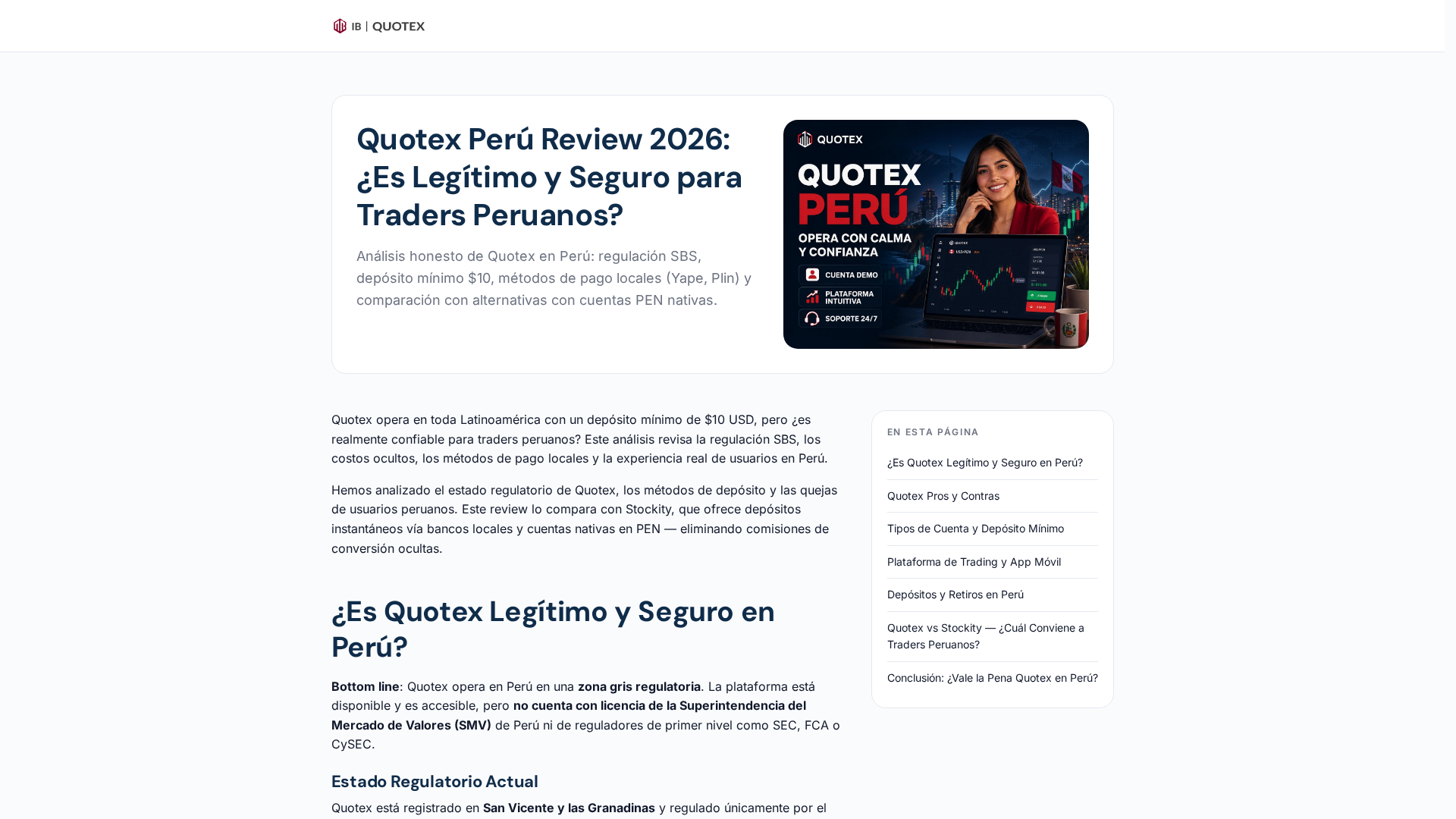 Screenshot of quotexbrokerpe.com