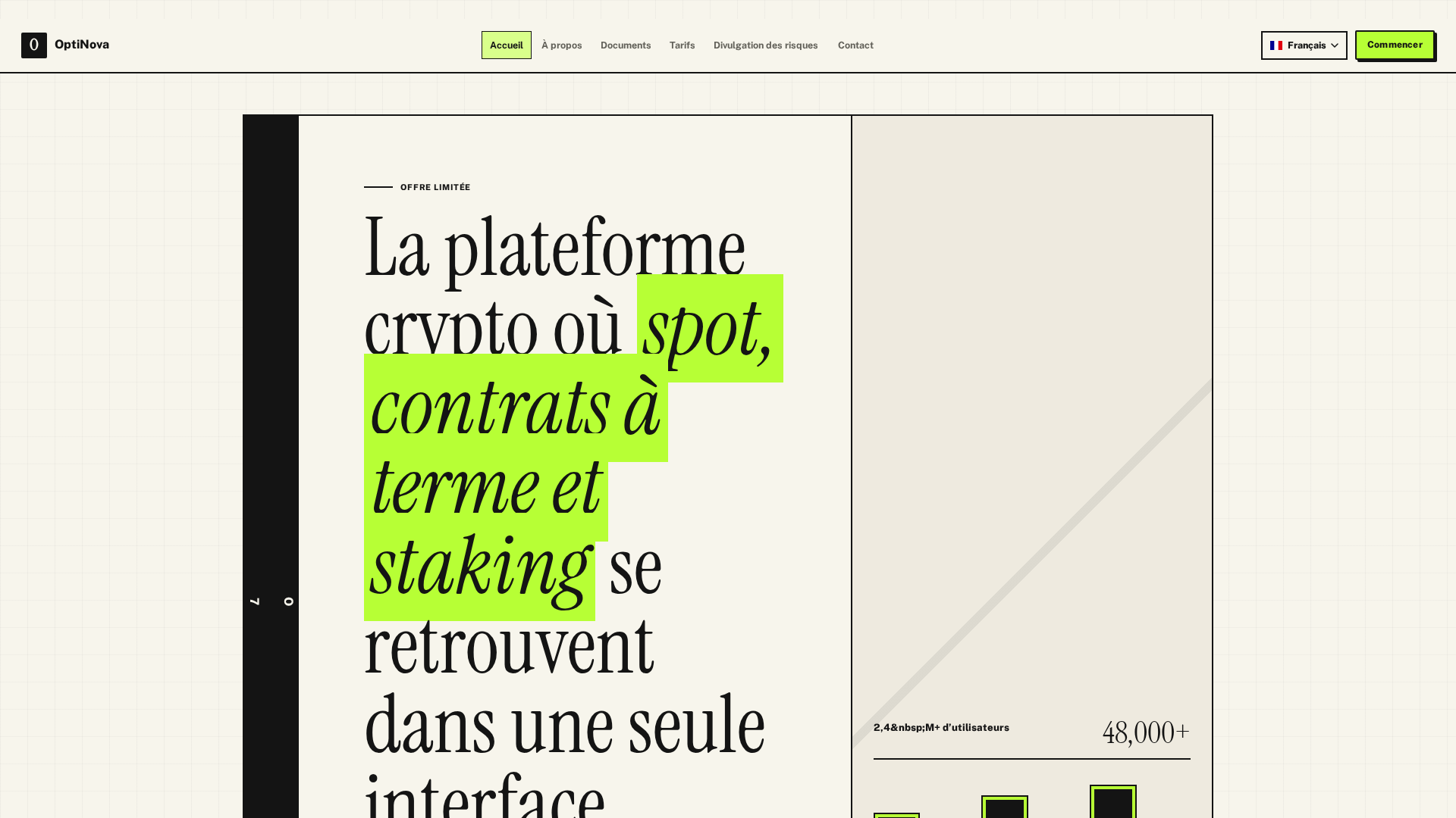Screenshot of optinova-official.net