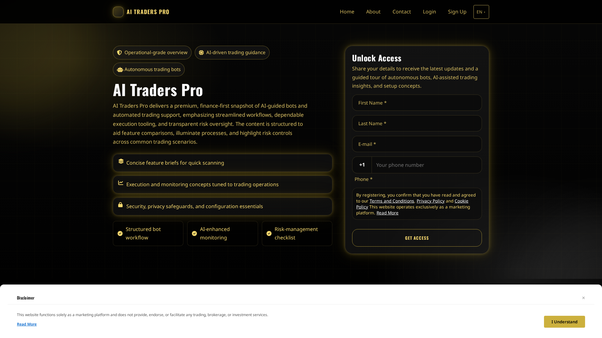 Screenshot of aitraders-app.com