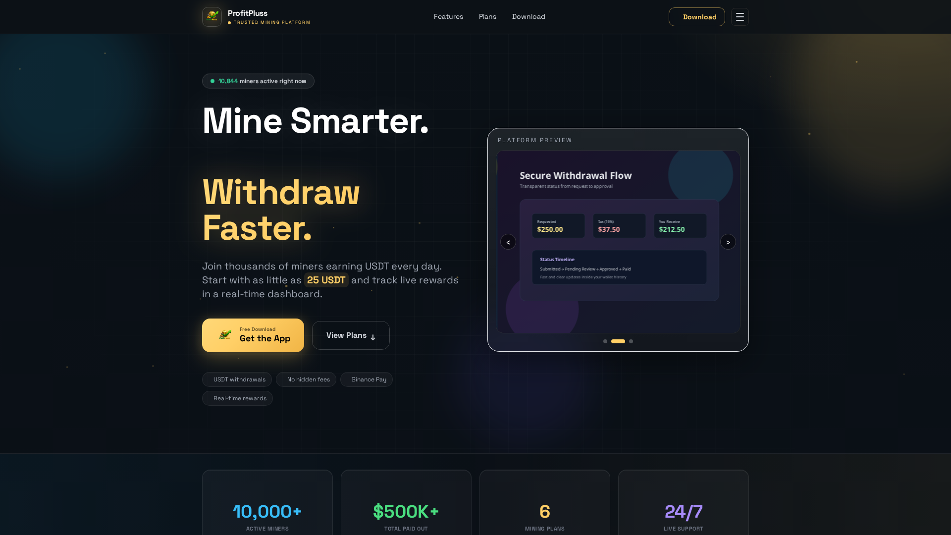 Screenshot of profitpluss.site
