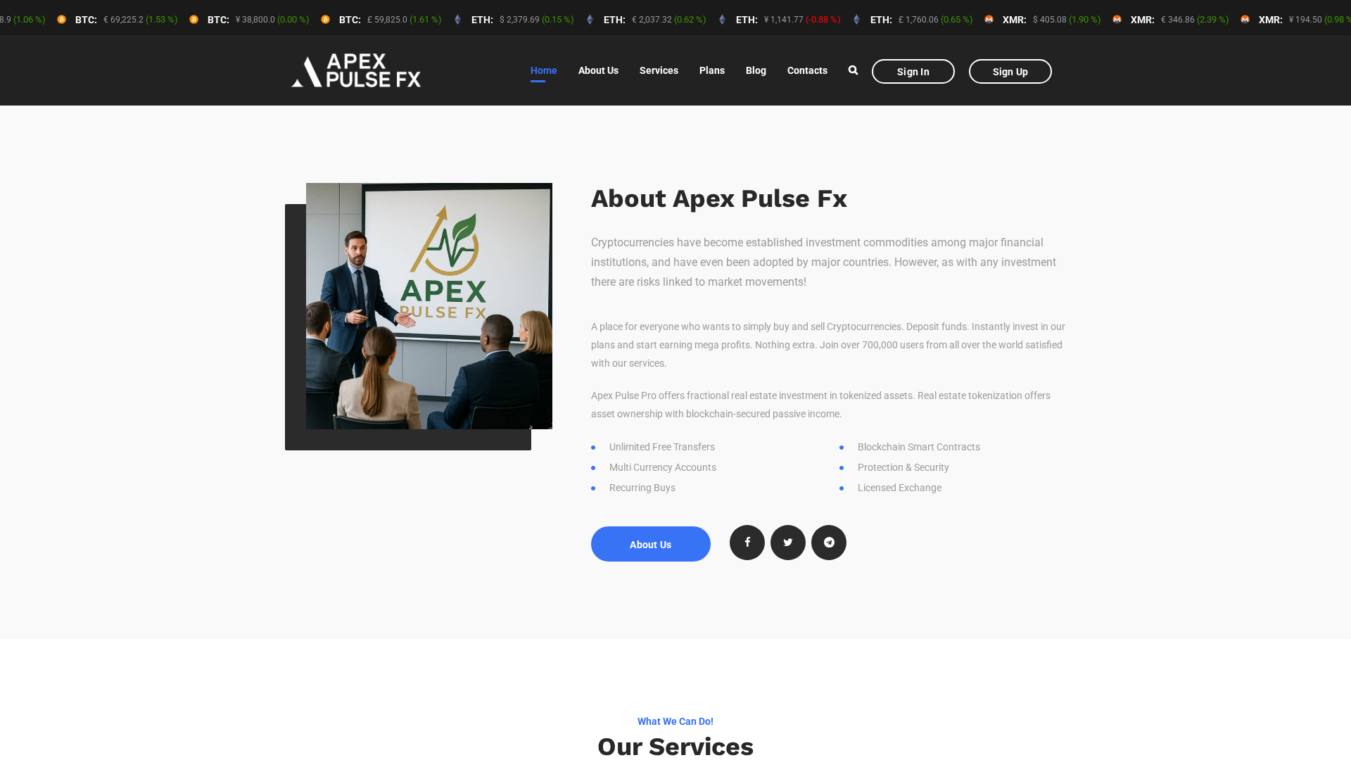 Screenshot of apexpulsefx.org