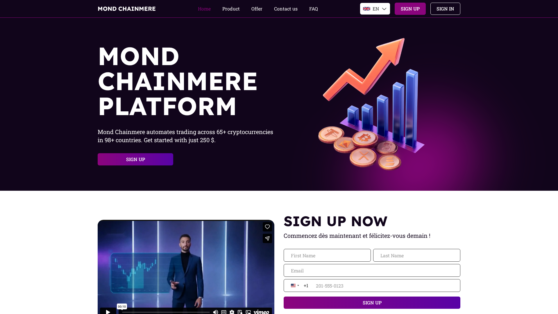 Screenshot of mond-chainmere.com