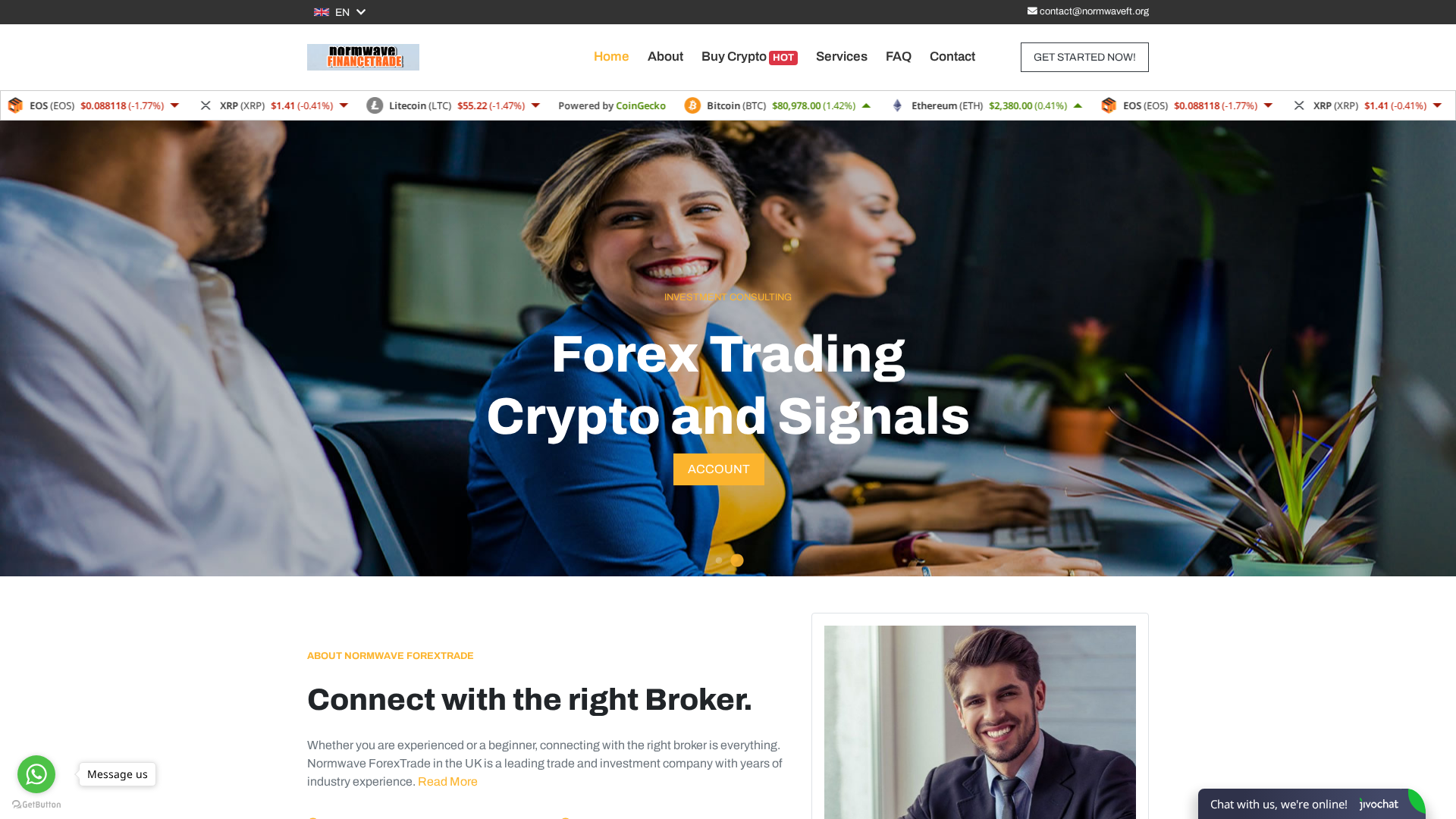 Screenshot of normwaveft.org