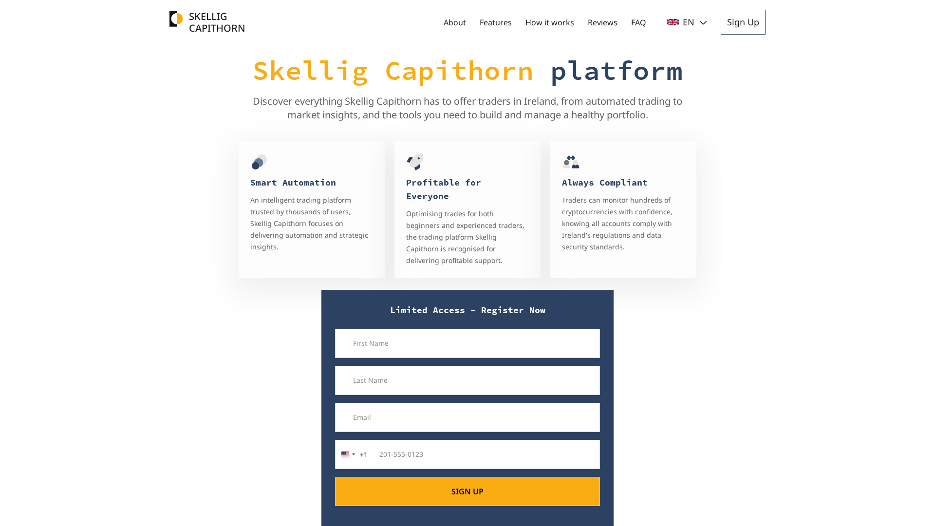 Screenshot of skellig-capithorn.com