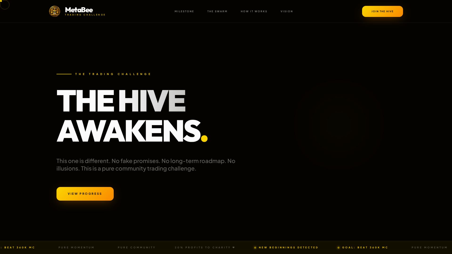 Screenshot of metabeeofficialcoin.xyz
