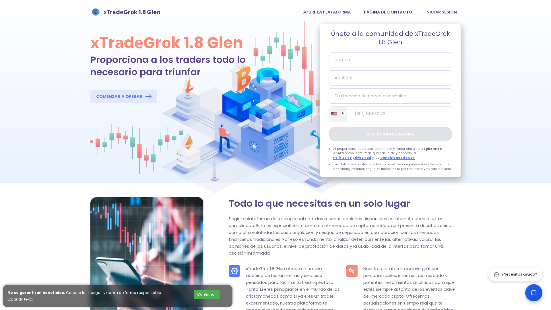 Screenshot of xtradegrokglen.sbs