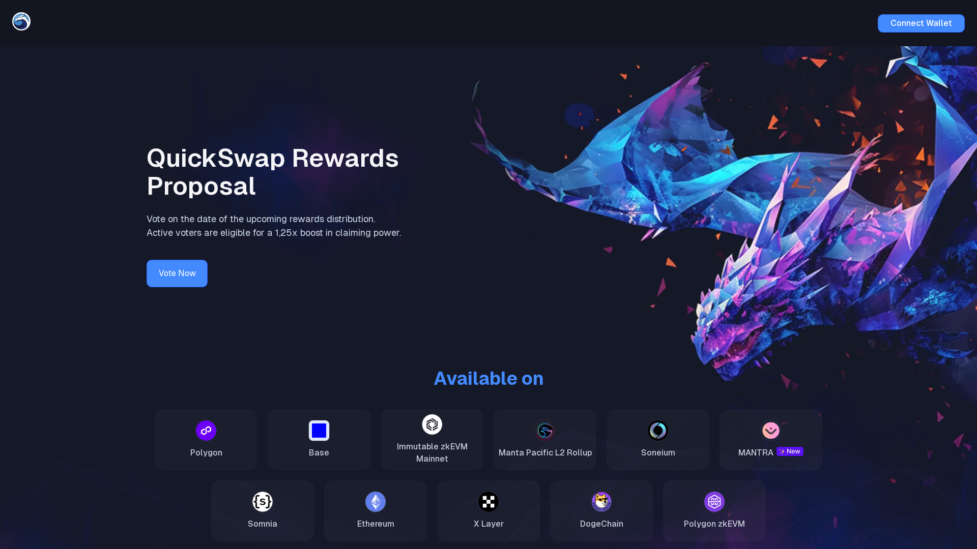Screenshot of app-quickswap.com