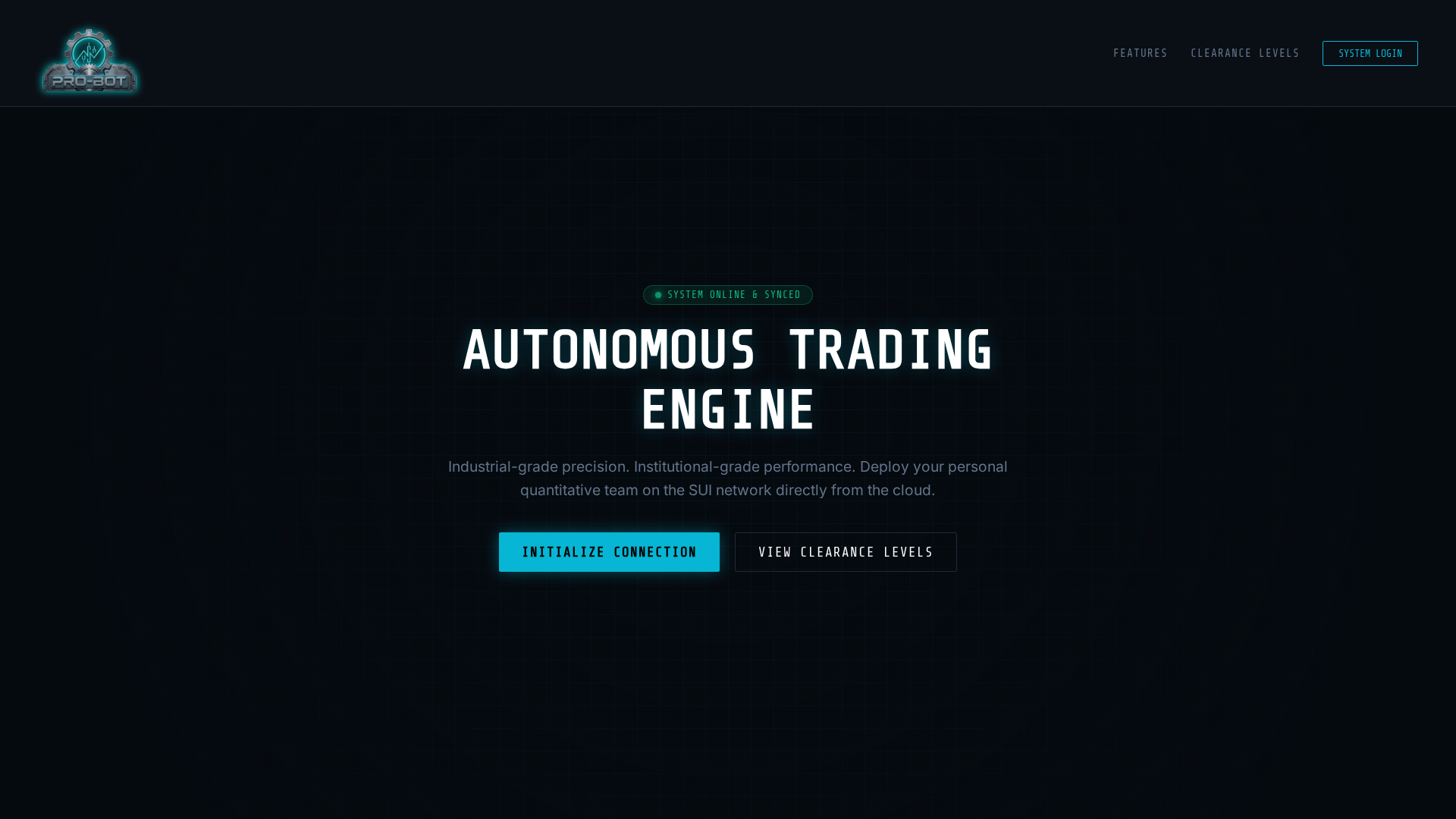 Screenshot of pro-bot.app