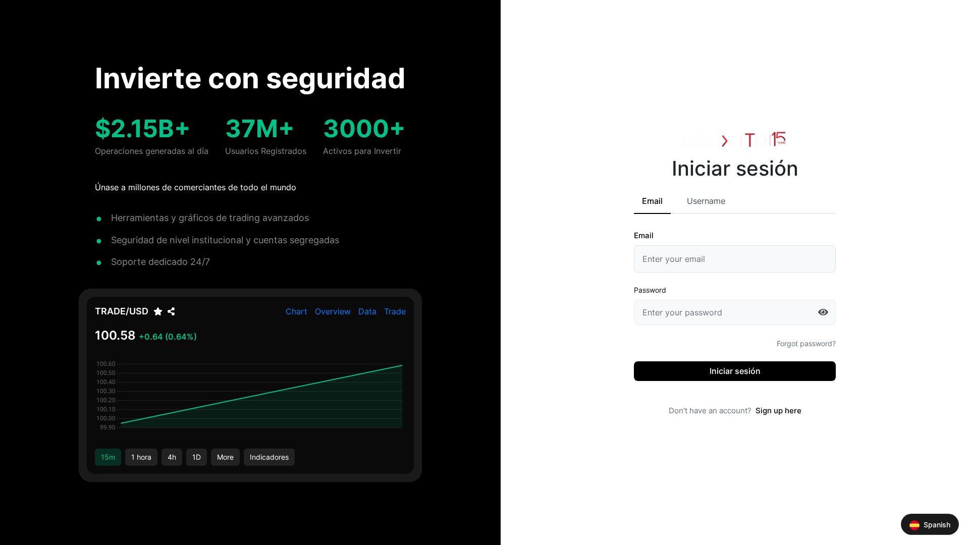 Screenshot of orbex.cfd