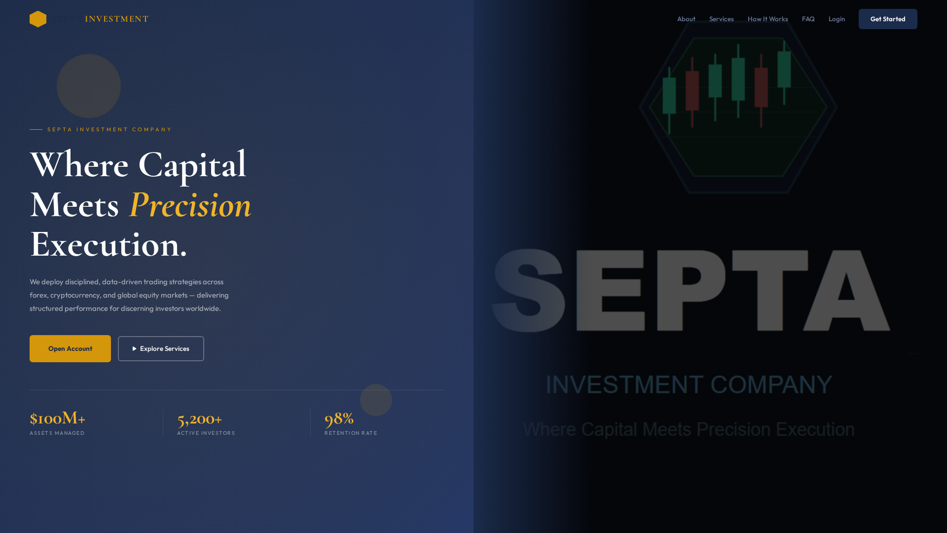 Screenshot of septainvestment.com