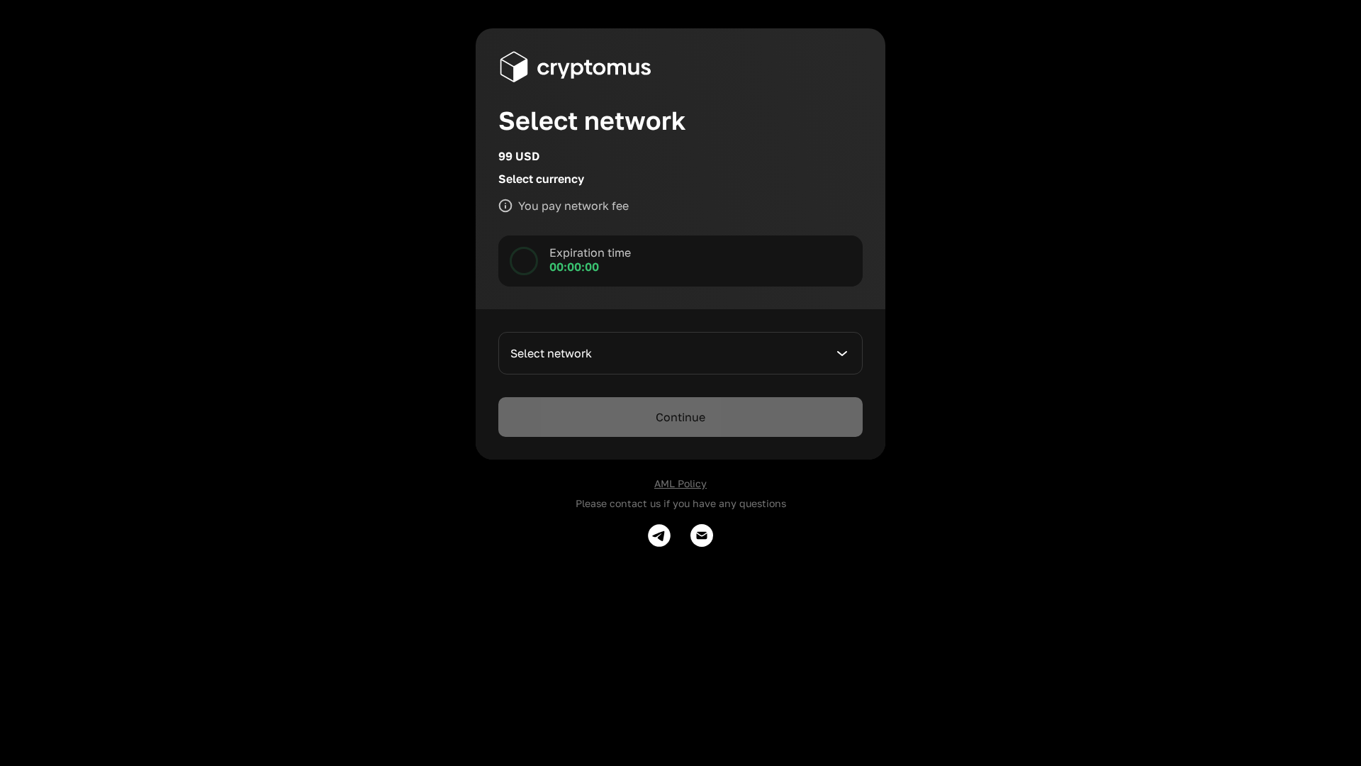 Screenshot of cryptomus.deals