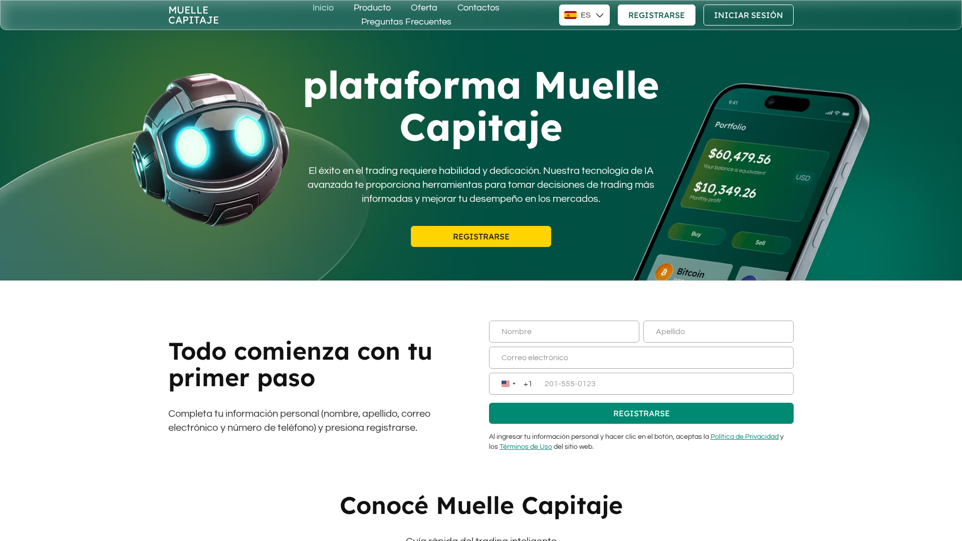Screenshot of muelle-capitaje.com